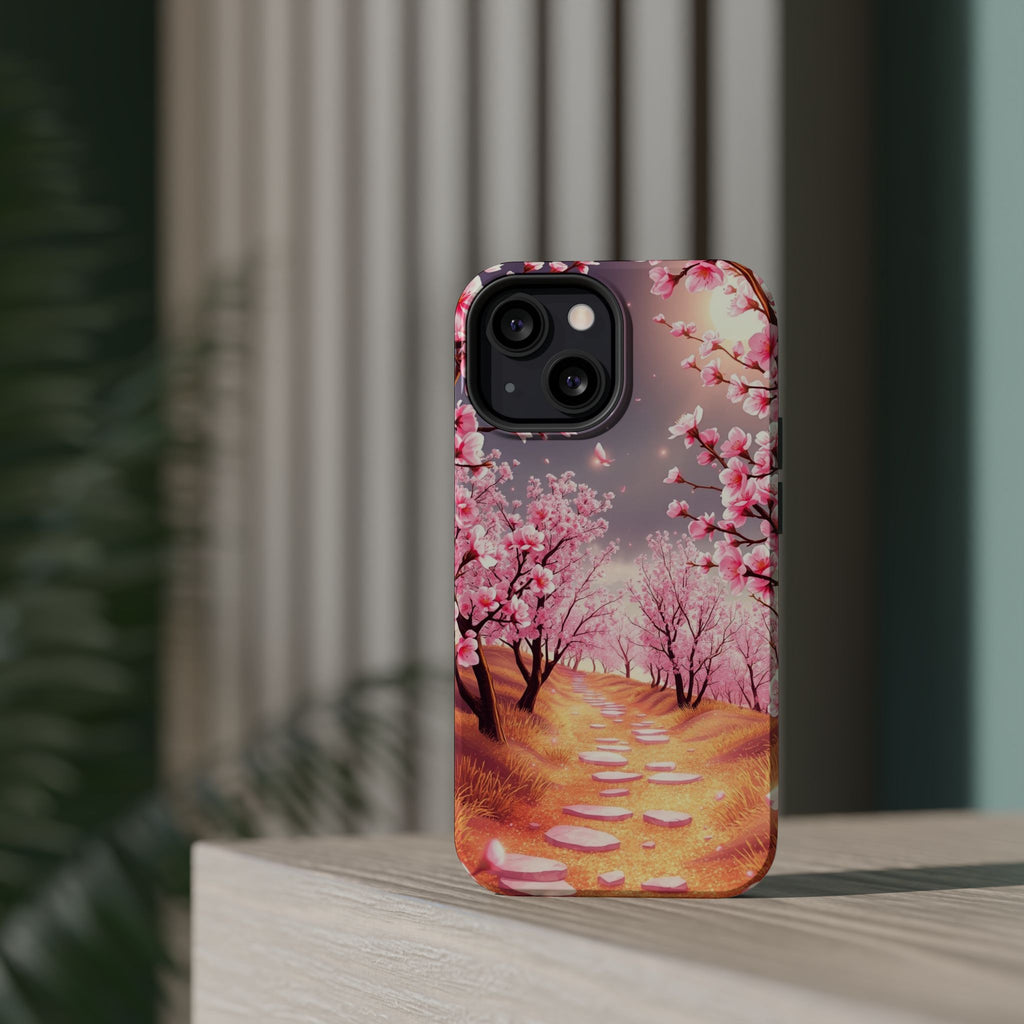 iPhone Dreamy Blossom Trail Design 14 Slim Everyday Designer Case · iPhone Case