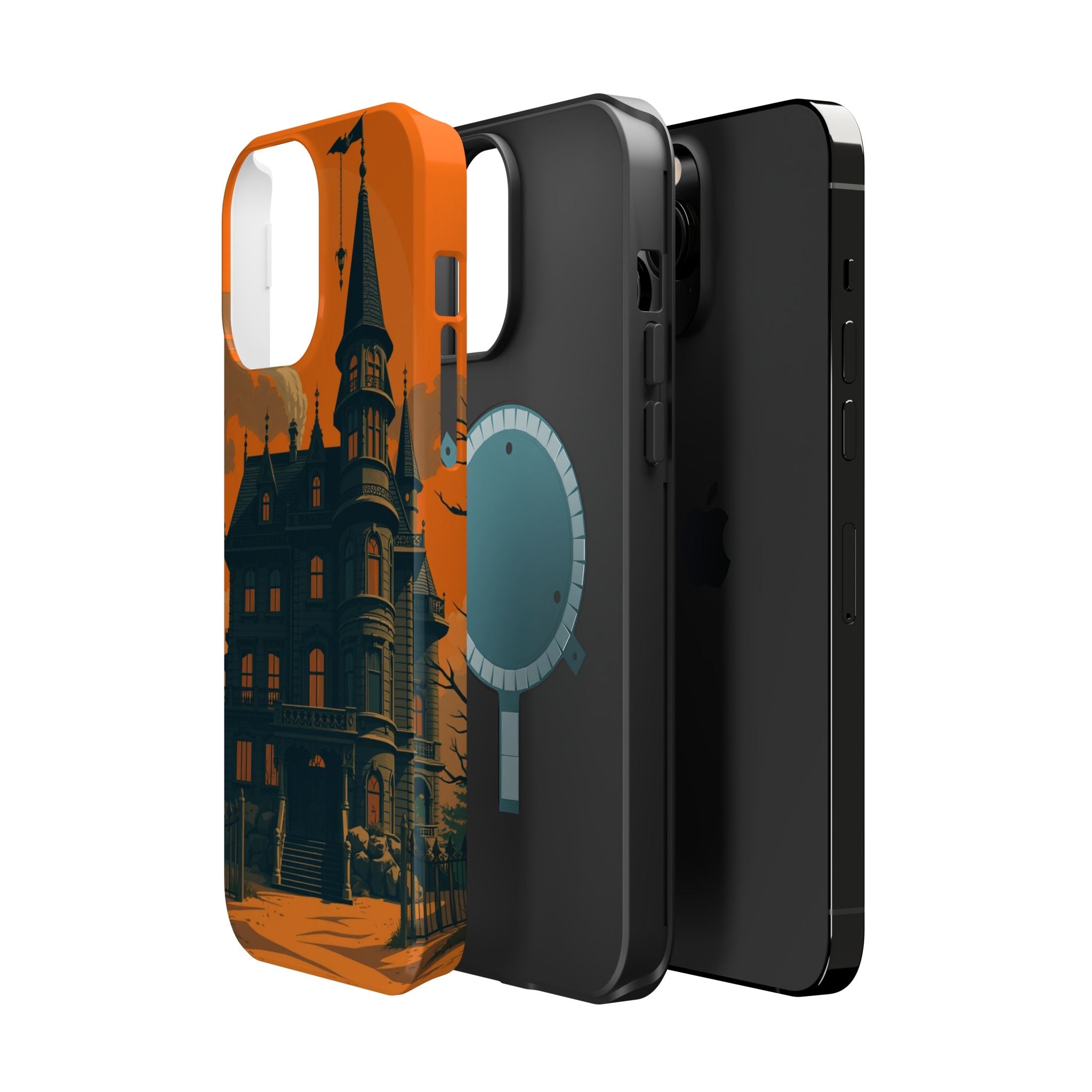 iPhone Vibrant Haunted Mansion Design Slim Everyday Designer Case · iPhone Case