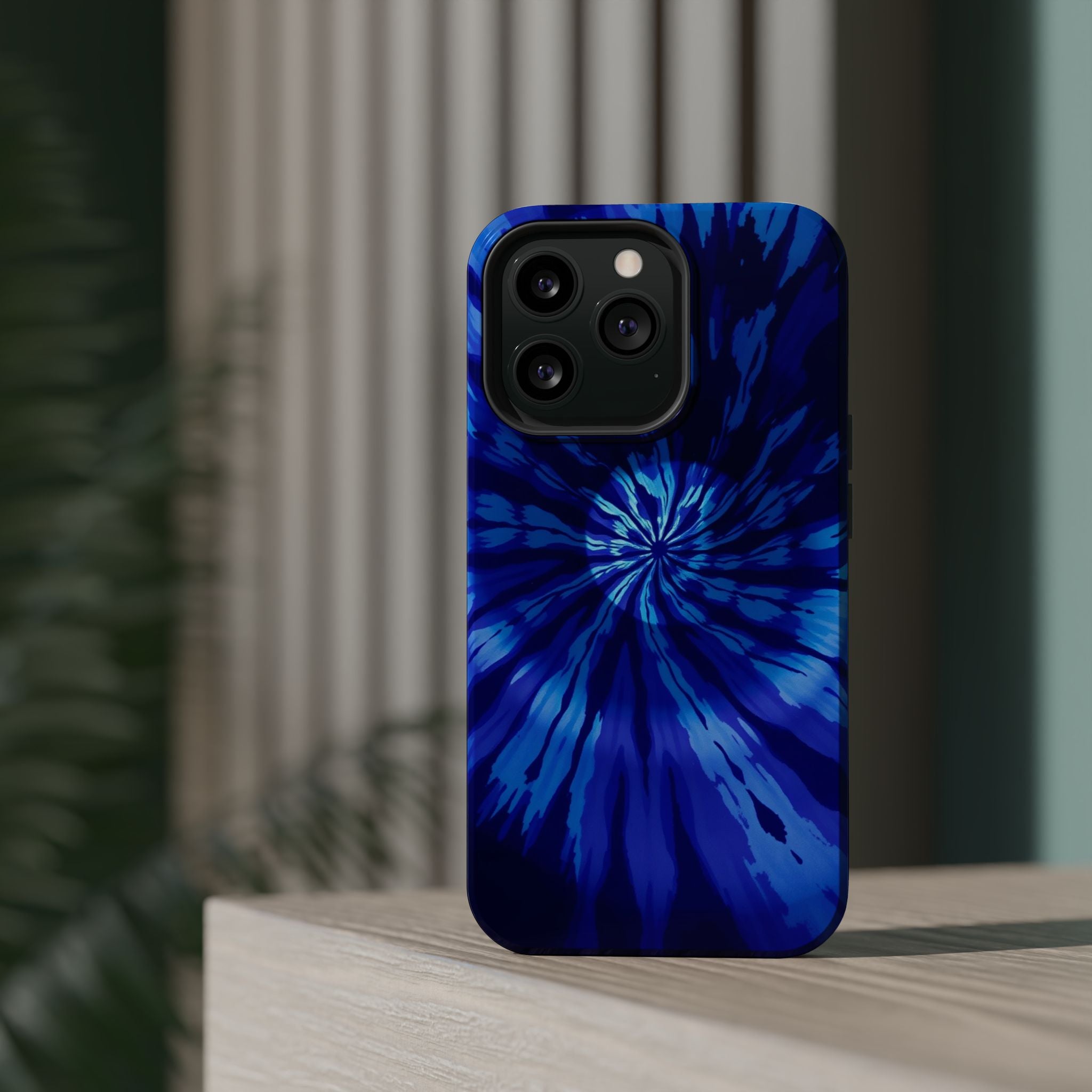 iPhone Tie-Dye Vortex Dark Gothic Ink Slim Everyday Designer Case · iPhone Case