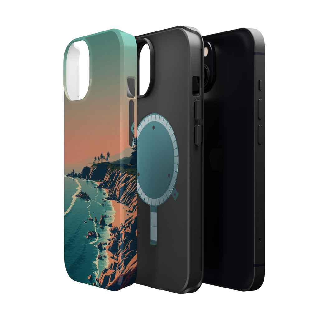 iPhone Radiant Pebble Beach Design Bold Modern Everyday Snap Case · iPhone Case