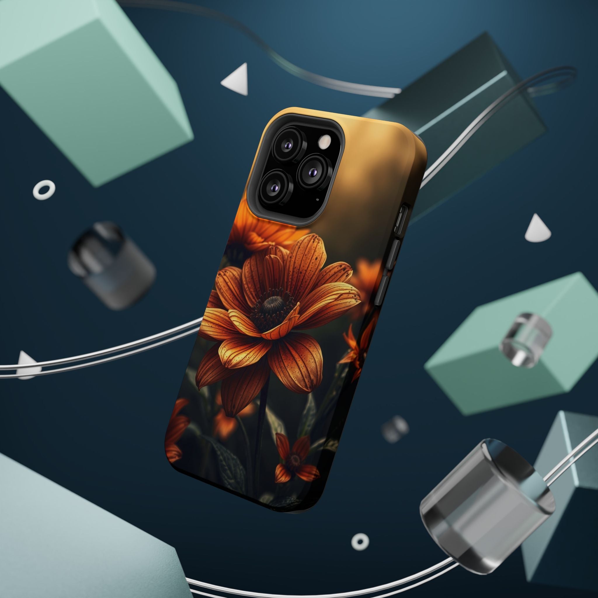 iPhone Radiant Floral Ombre Design Bold Modern Everyday Snap Case · iPhone Case