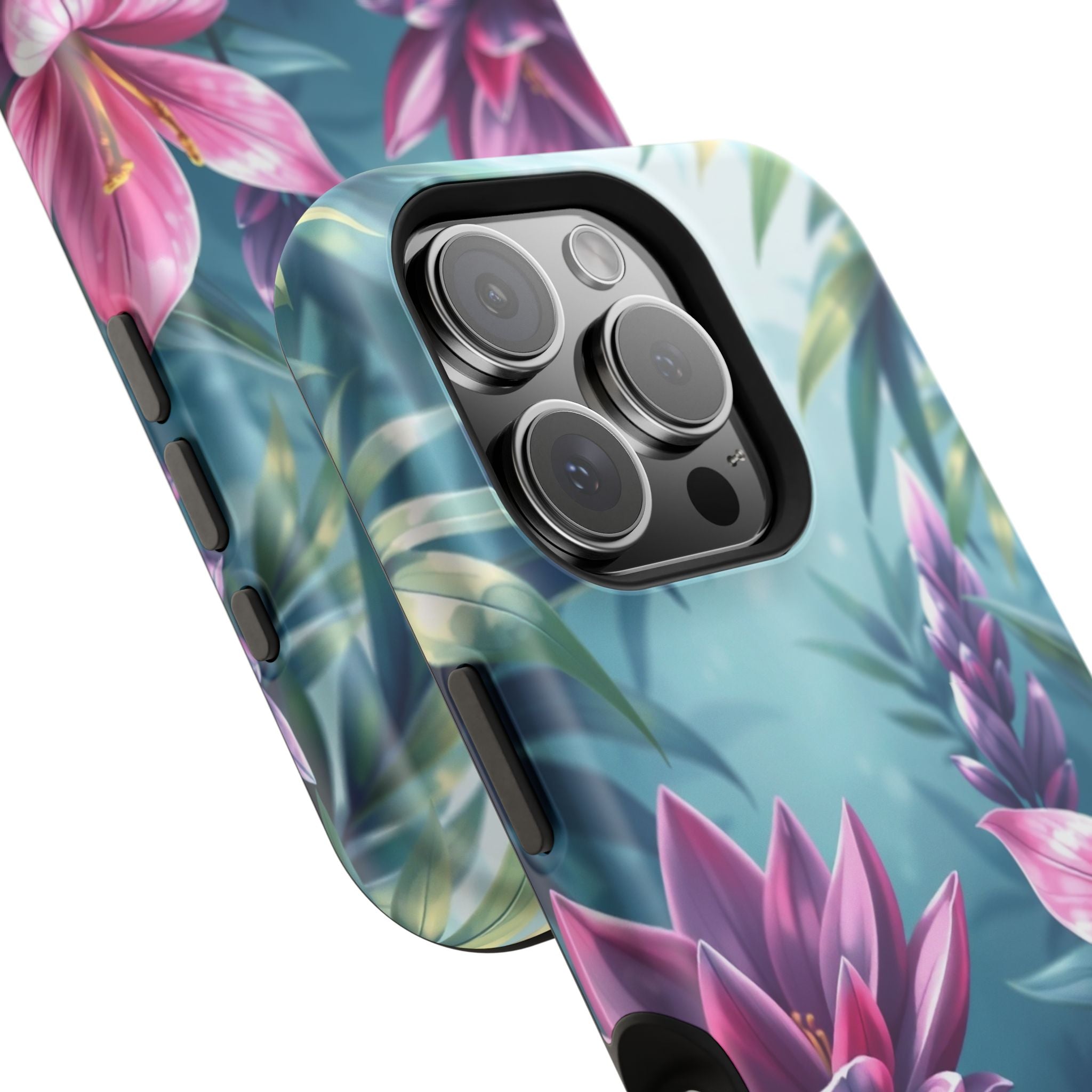 iPhone Indigo And Violet Jungle Floral Slim Everyday Designer Case · iPhone Case