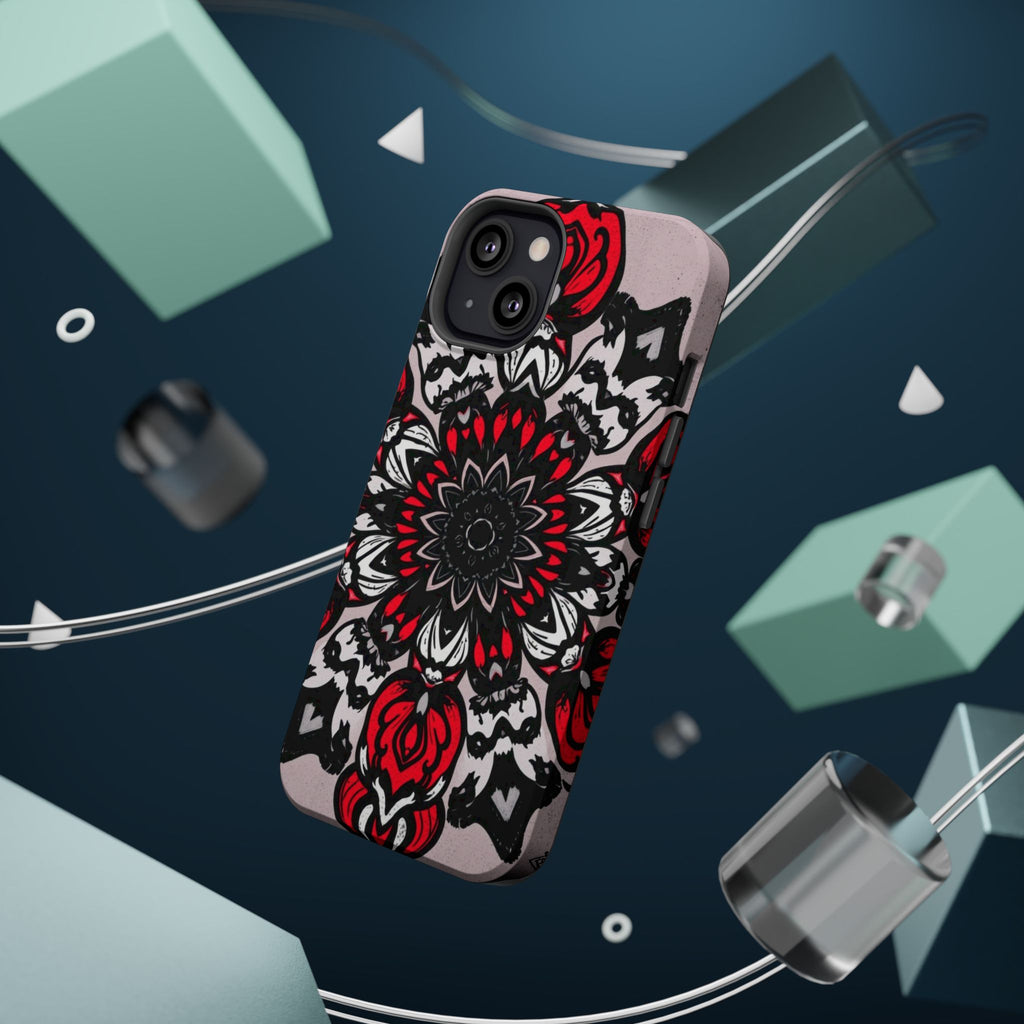 iPhone Floral Mandala Bold Art Slim Everyday Designer Case · iPhone Case