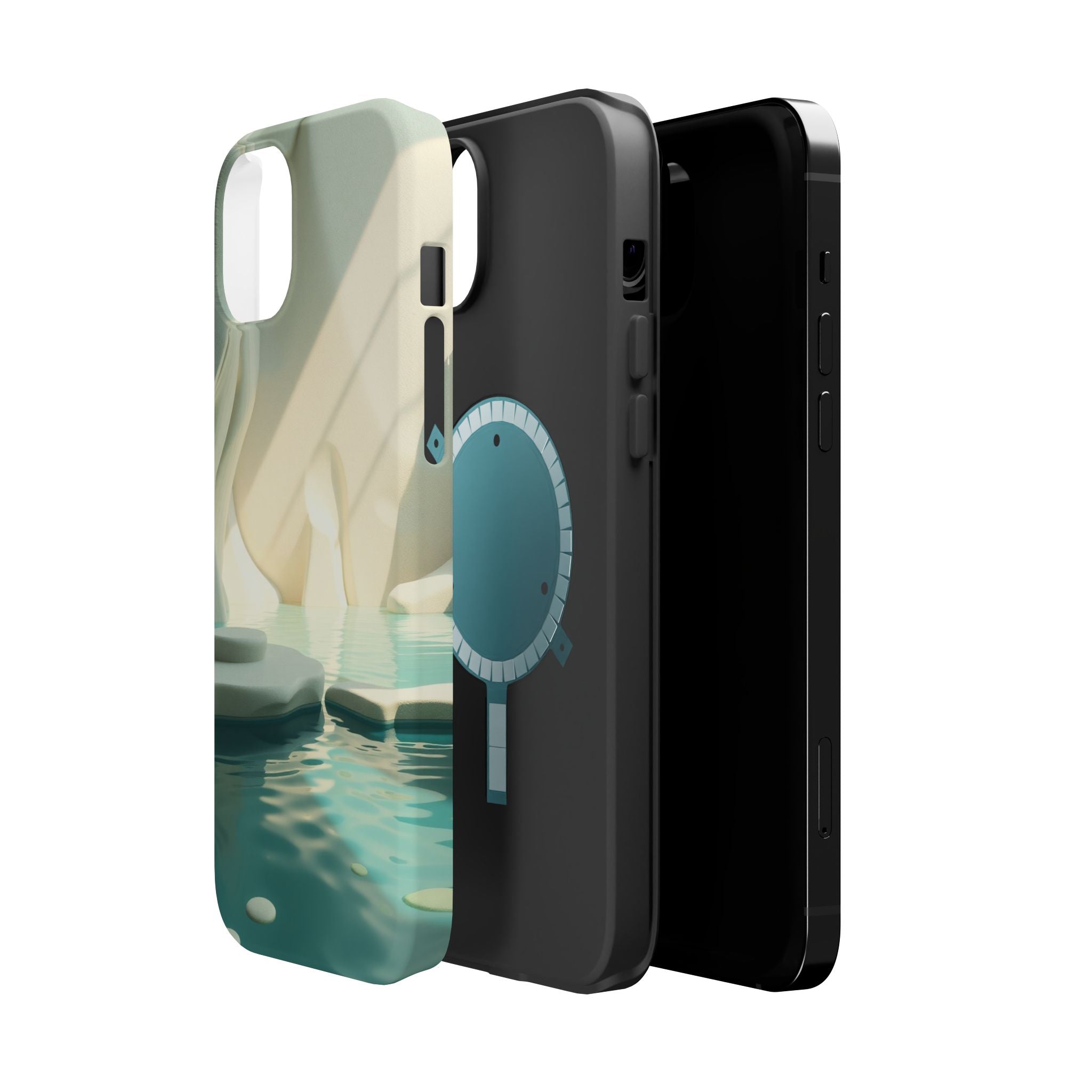 iPhone Tidal Pool 3D Digital Slim Everyday Designer Case · iPhone Case