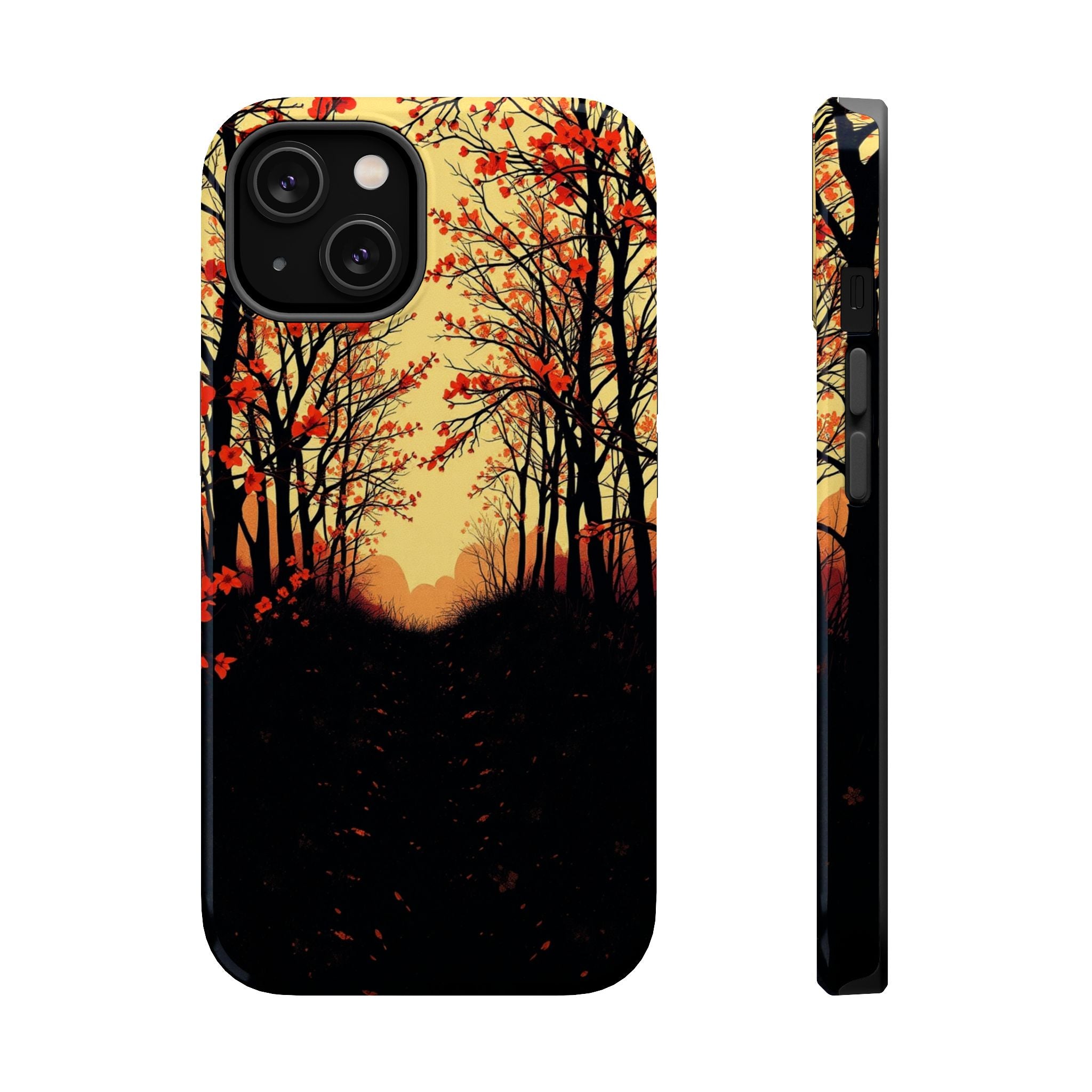 iPhone Dreamy Blossom Trail Design Bold Modern Everyday Snap Case · iPhone Case