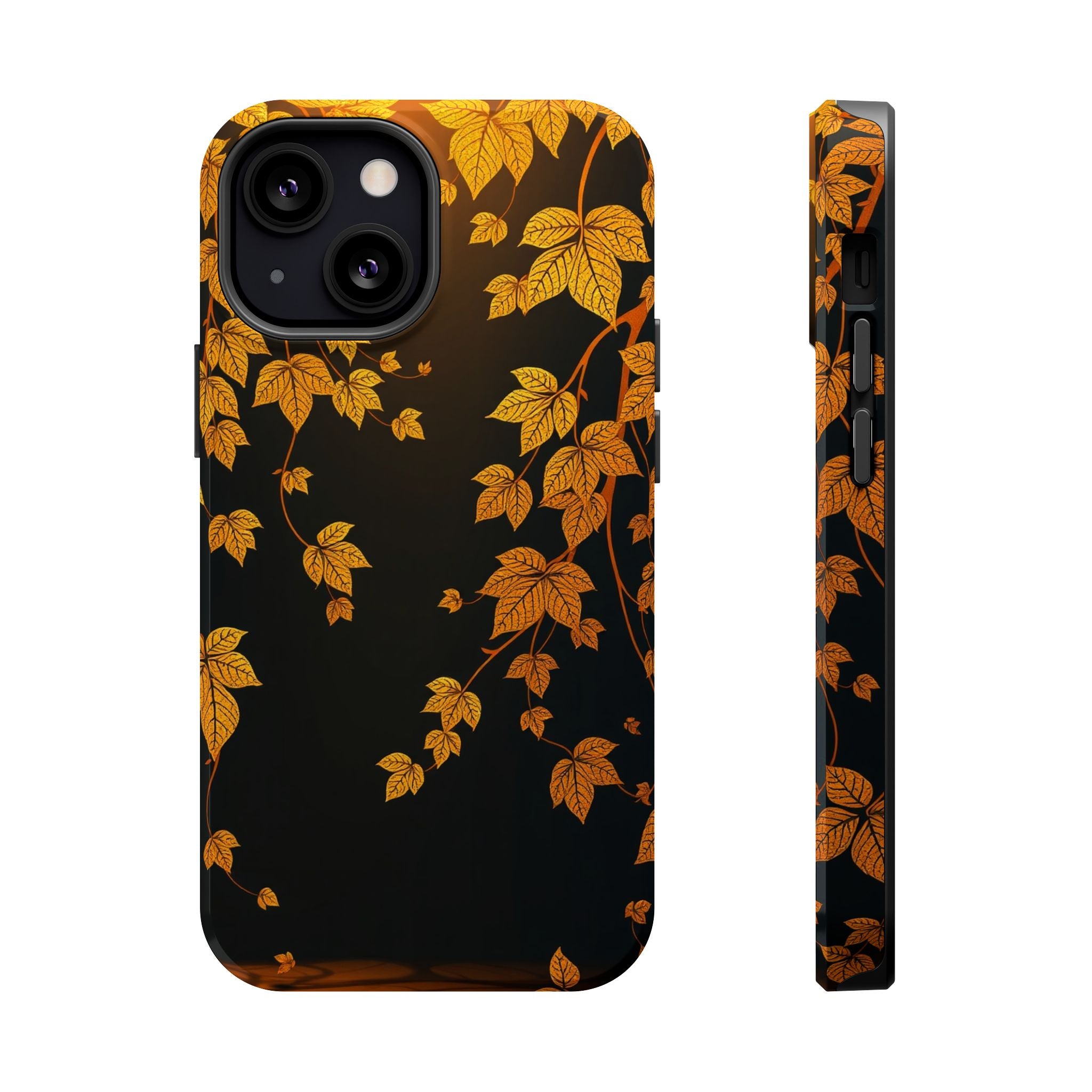 iPhone Mustard And Rust Art Nouveau Vine Slim Everyday iPhone 14 · iPhone Case
