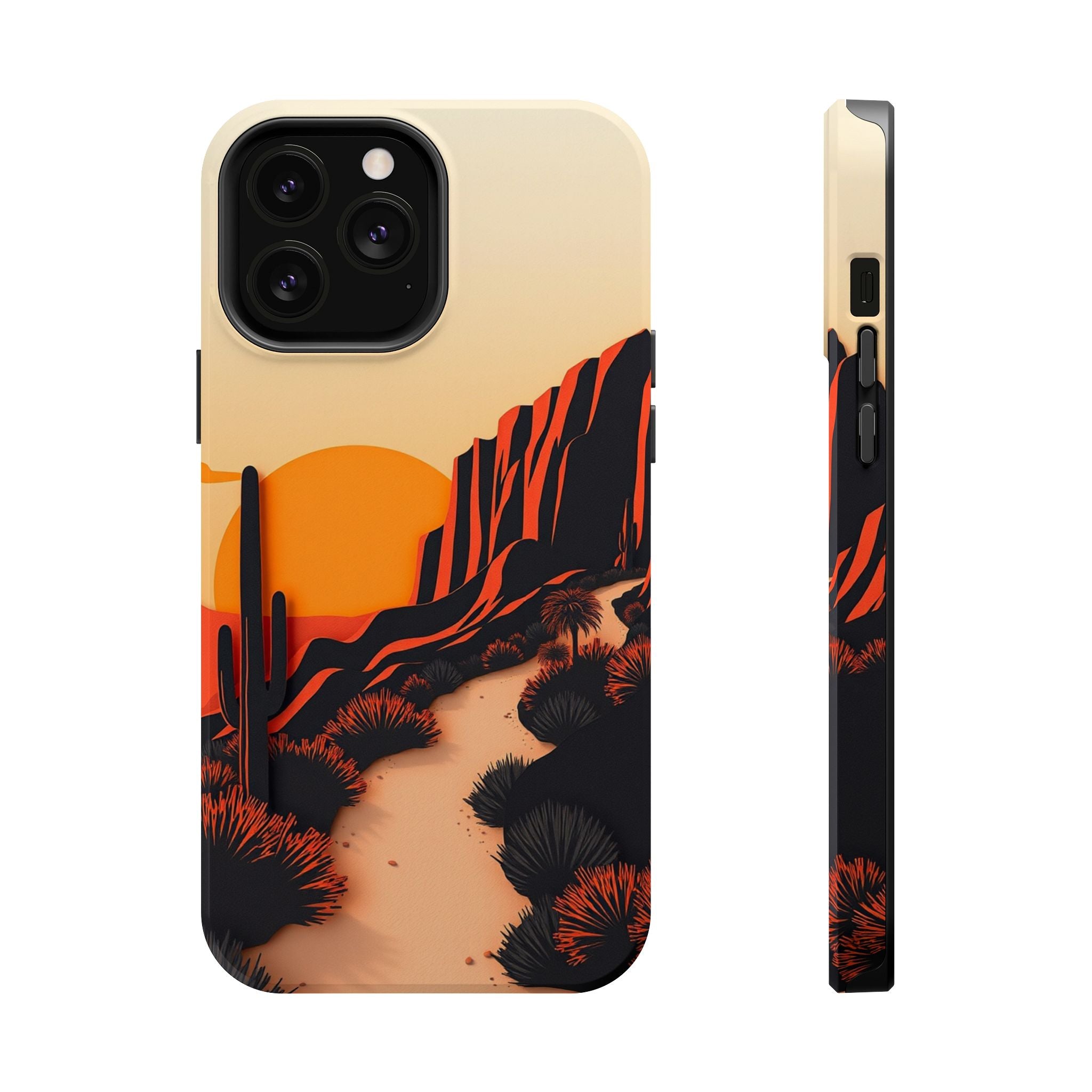 iPhone Serene Mesa Sunset Design 12 Slim Everyday Designer Case · iPhone Case
