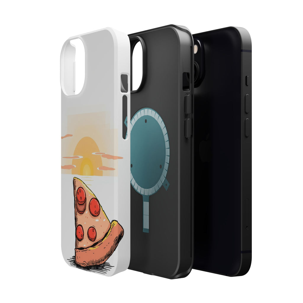 iPhone Earthy Pizza Slice Sunset Design Slim Everyday Designer Case · iPhone Cas