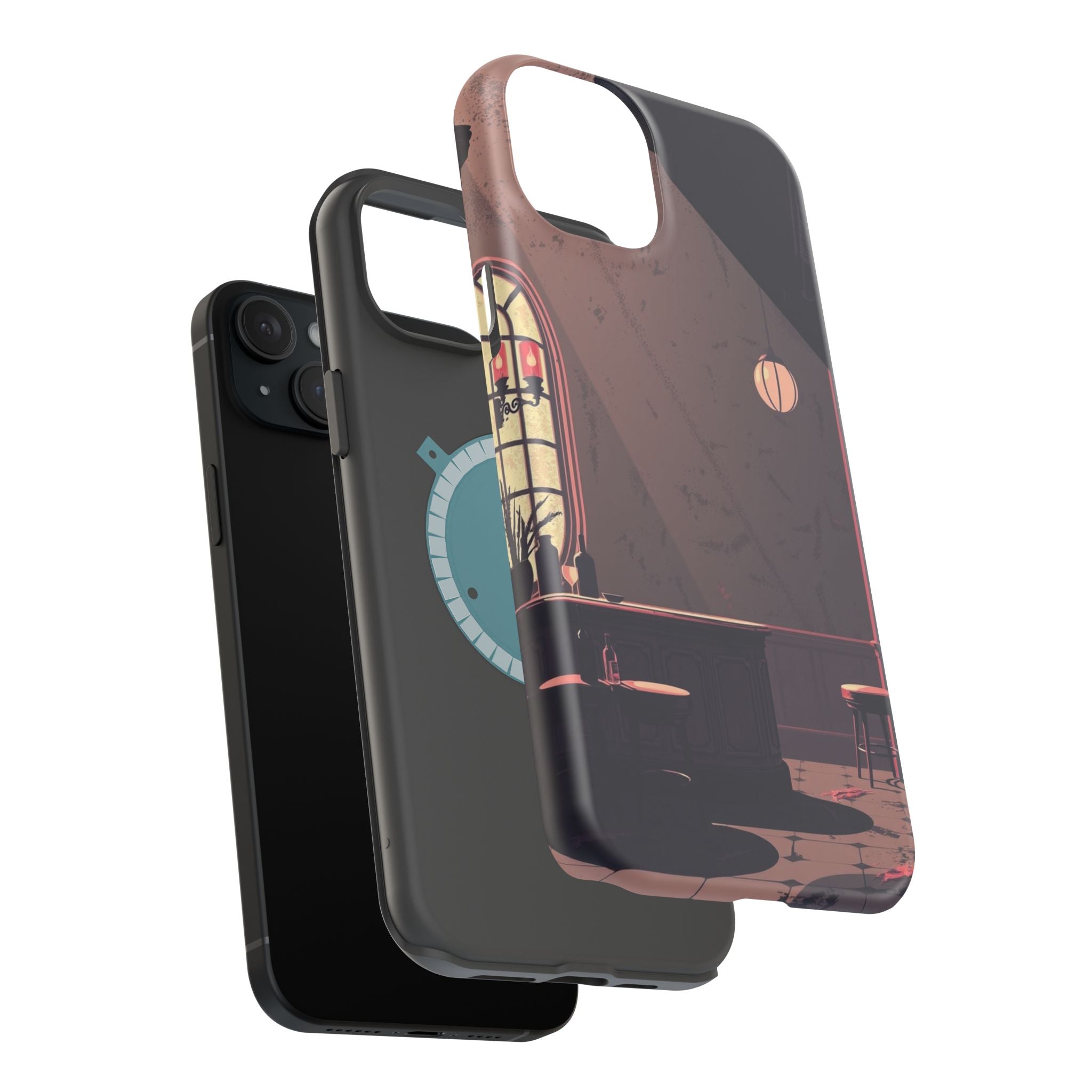 iPhone Speakeasy Dark Grunge Distressed Slim Everyday Designer Case · iPhone Cas