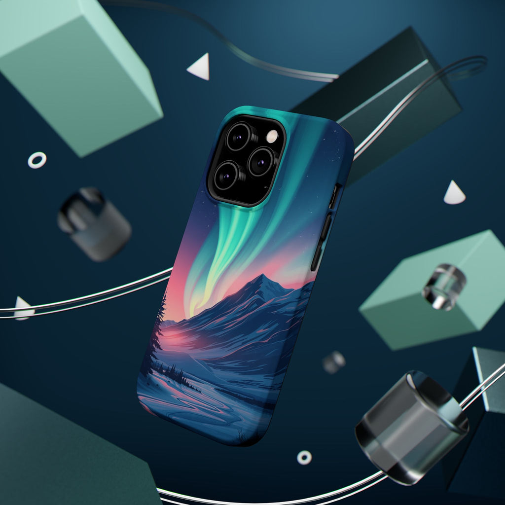 iPhone Mint And Blush Northern Lights Slim Everyday iPhone 18 Designer · iPhone
