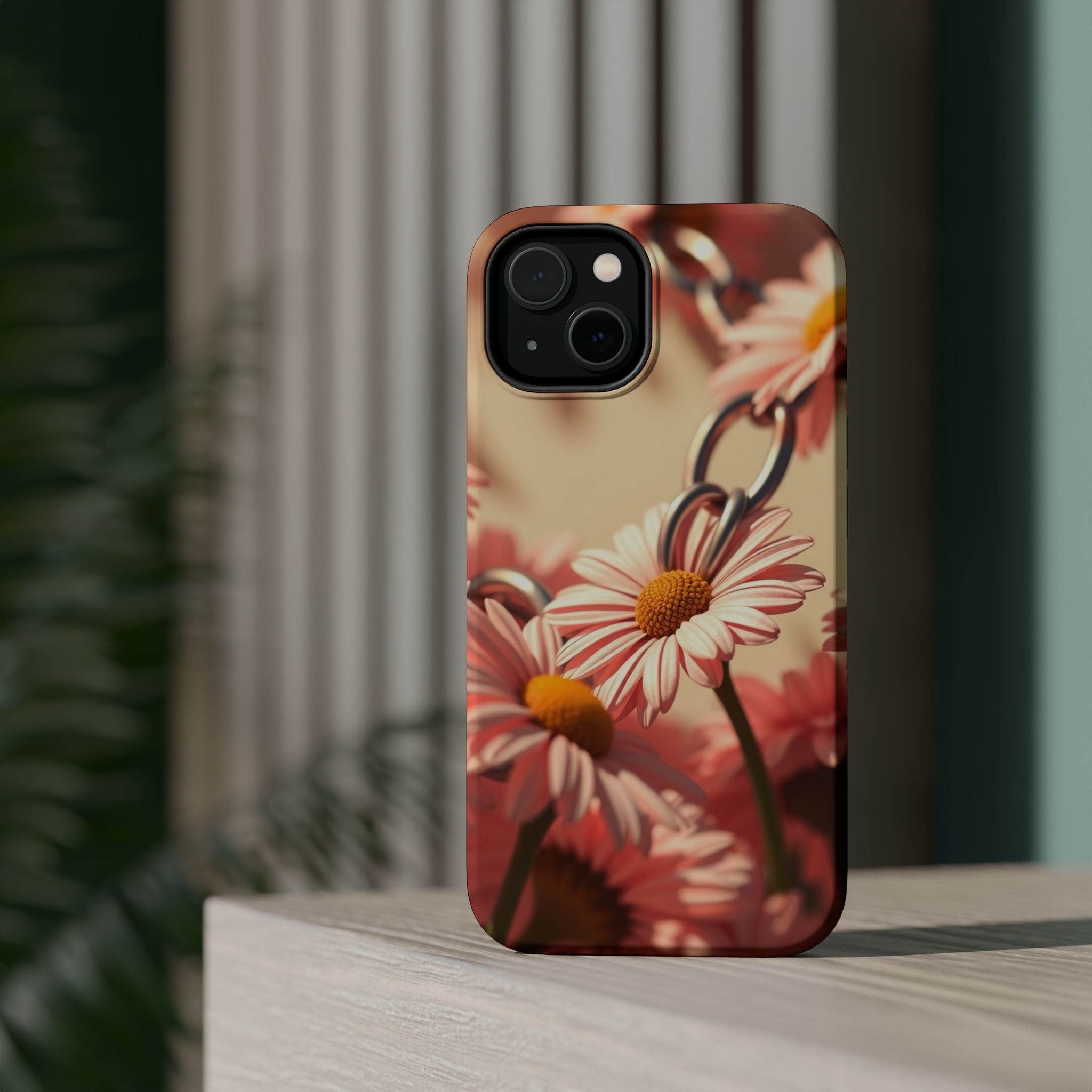 iPhone Vibrant Daisy Chain Design Bold Modern Everyday Snap Case · iPhone Case