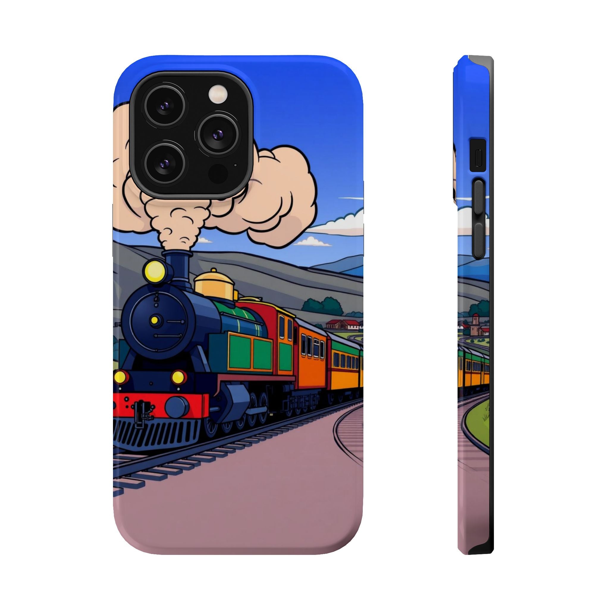iPhone Steam Locomotive Puff Kids Fun iPhone Phone Case Gift Slim · iPhone Case