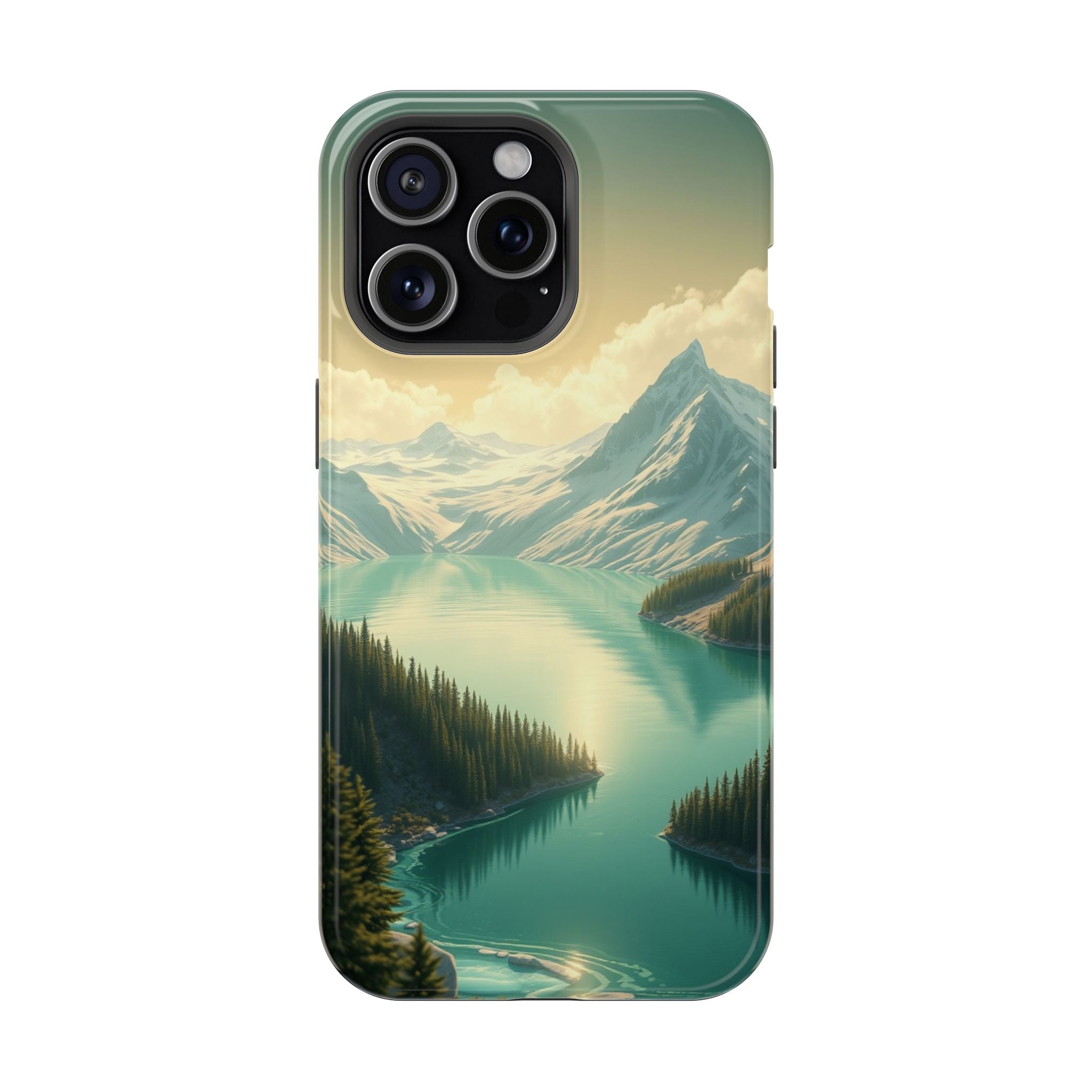 iPhone Glacier Lake Bold Art Slim Everyday Designer Case · iPhone Case