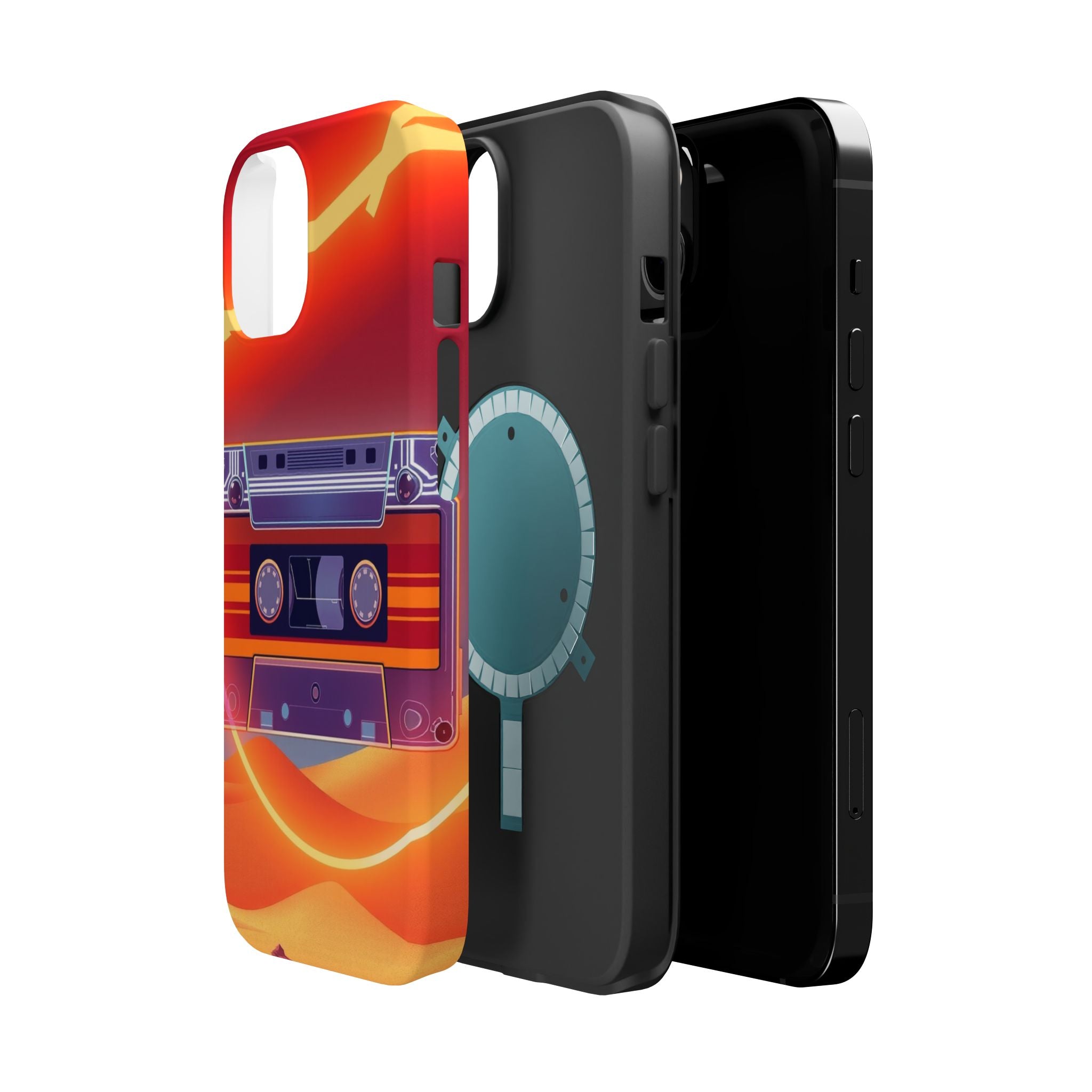 iPhone Cassette Tape Rewind Bold Art Slim Everyday Designer Case · iPhone Case