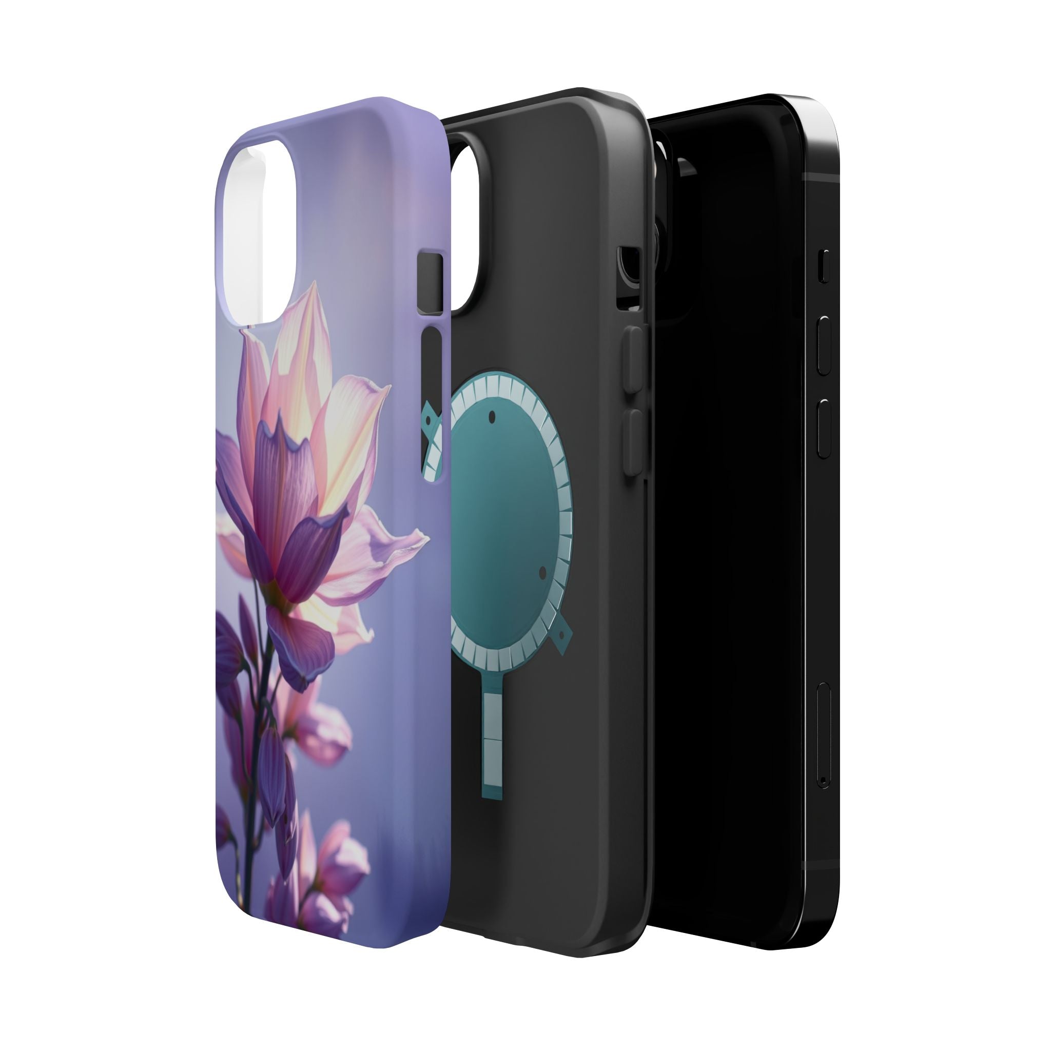 iPhone Floral Ombre Electric Art Bold Modern Everyday Snap Case · iPhone Case