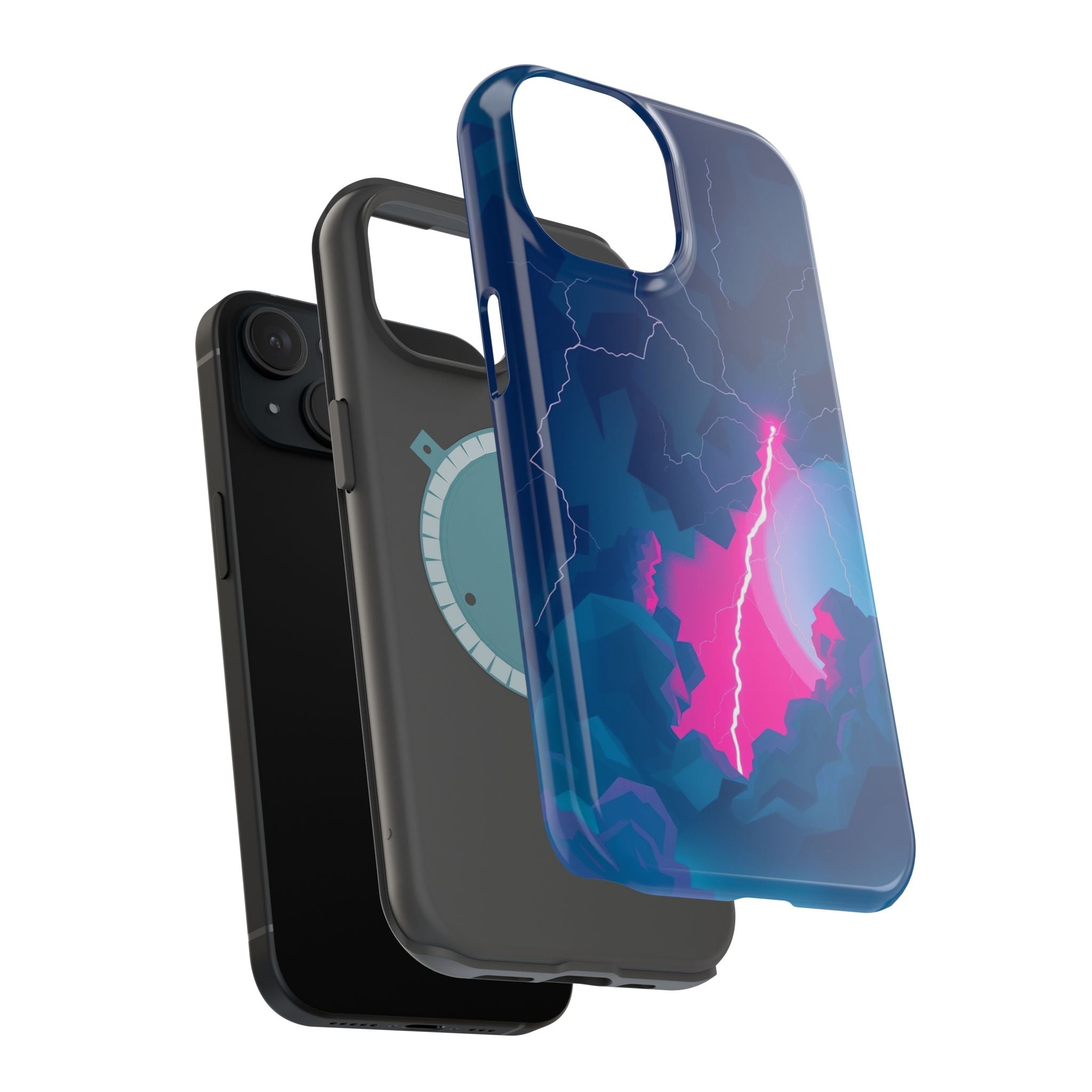 iPhone Thunderstorm Sky Abstract Geometric Slim iPhone Everyday · iPhone Case