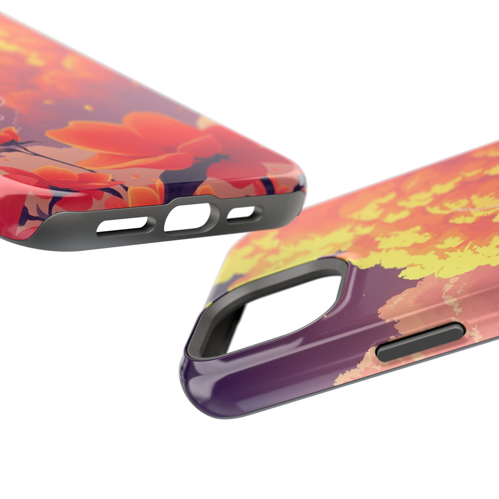iPhone Sunset Amber And Peach Petal Storm Slim iPhone Everyday Designer · iPhone