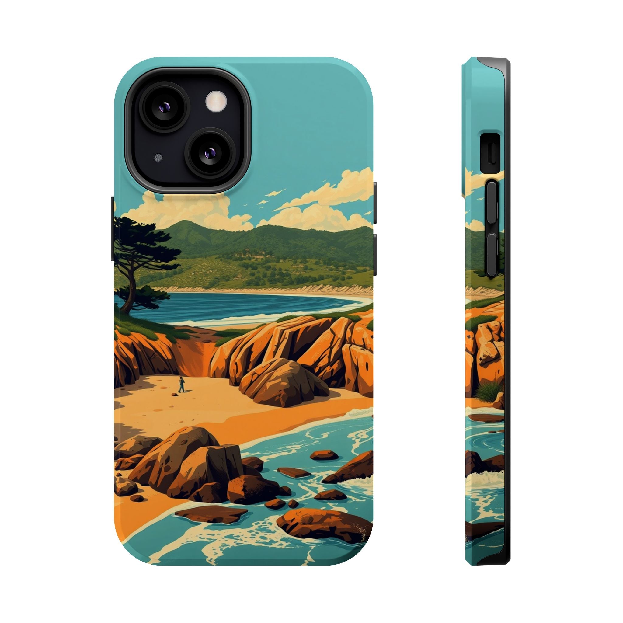 iPhone Pebble Beach Vintage Retro Poster Slim Everyday iPhone Designer · iPhone