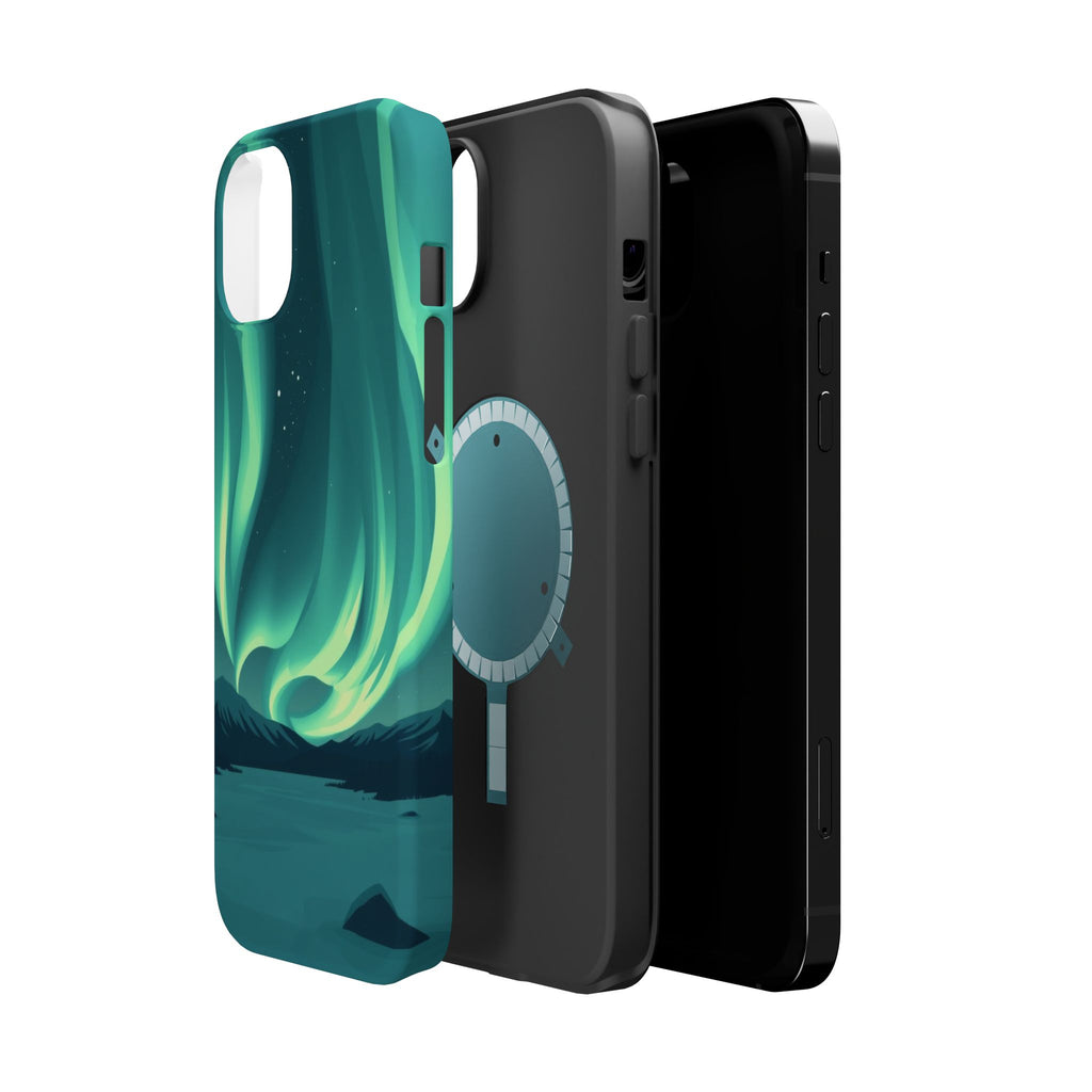 iPhone Northern Lights Abstract Geometric Slim iPhone Everyday Designer · iPhone