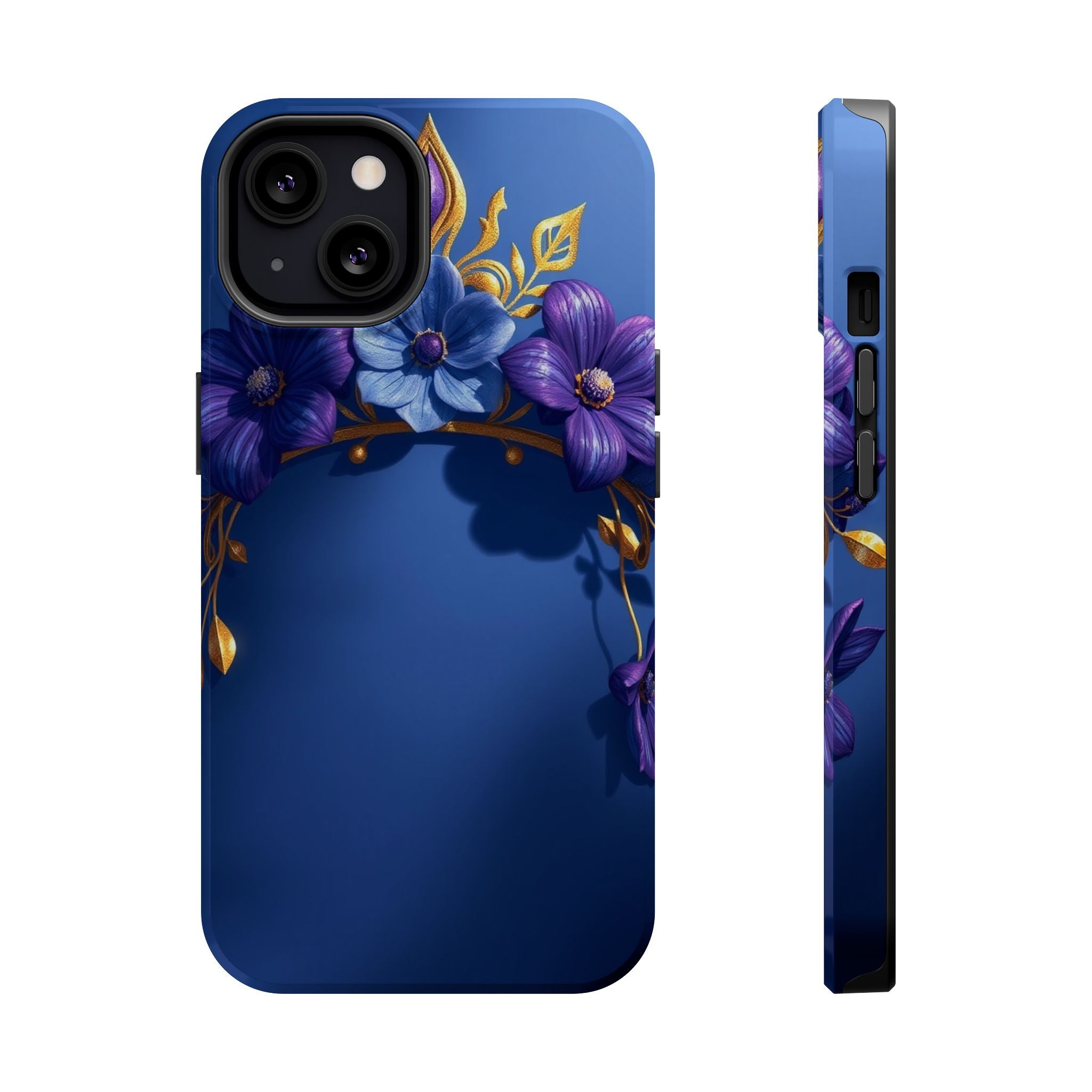 iPhone Vibrant Floral Crown Design 14 Slim Everyday Designer Case · iPhone Case