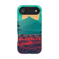 iPhone Savanna Horizon Vintage Retro Poster Slim iPhone Everyday · iPhone Case