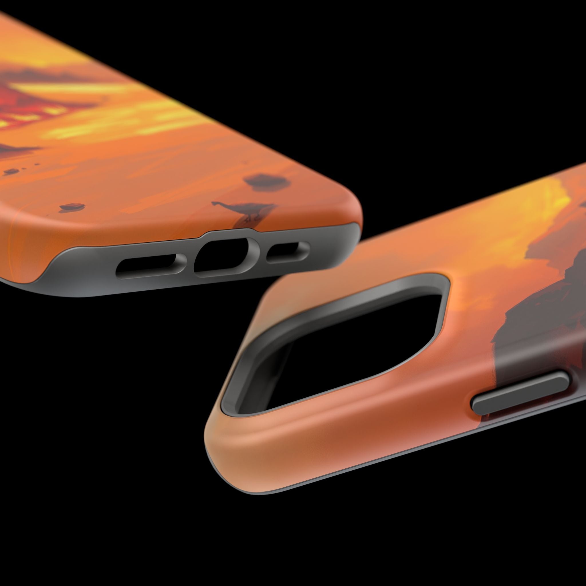 iPhone Burnt Orange And Sand Wildfire Glow Slim iPhone Everyday · iPhone Case