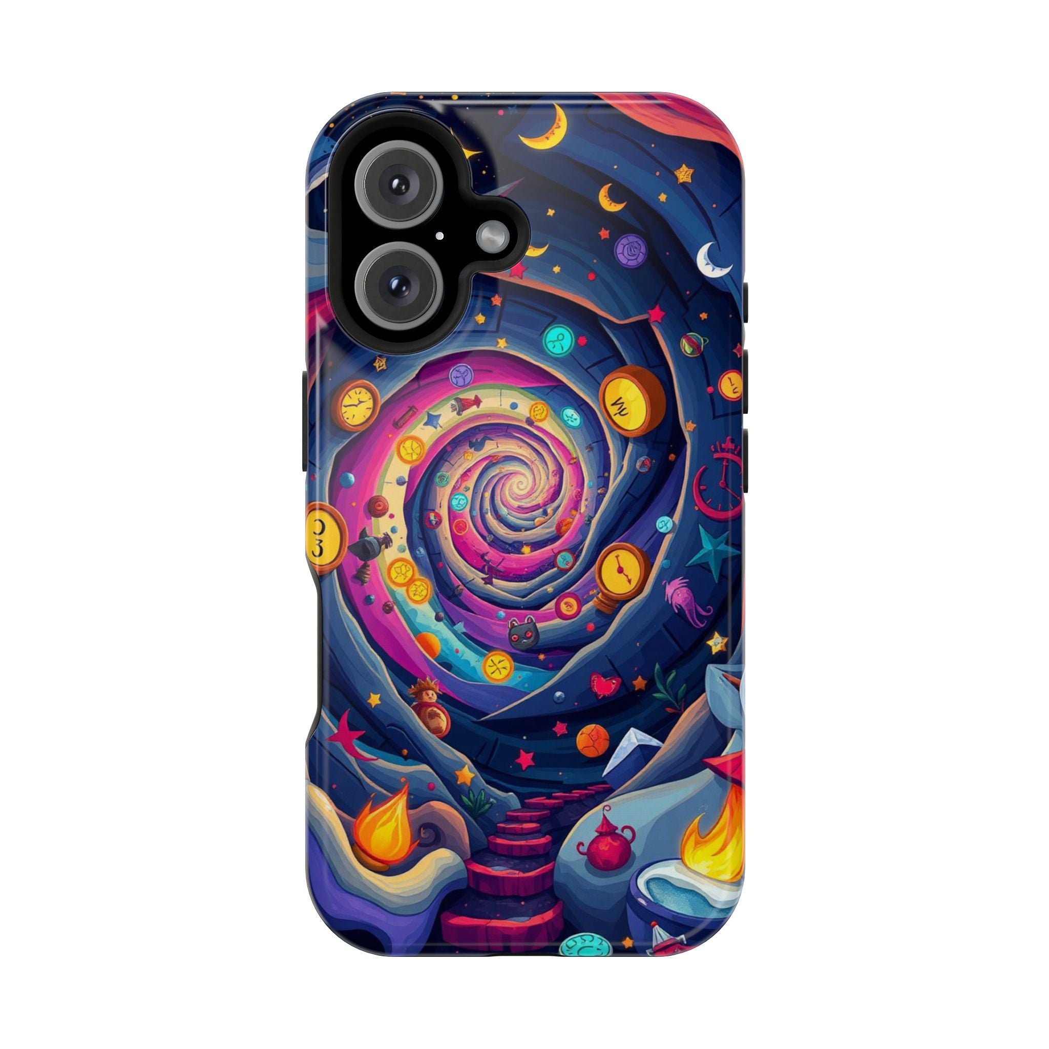 iPhone Time Portal Swirl Kids Fun iPhone Phone Case Gift Clean Minimal · iPhone