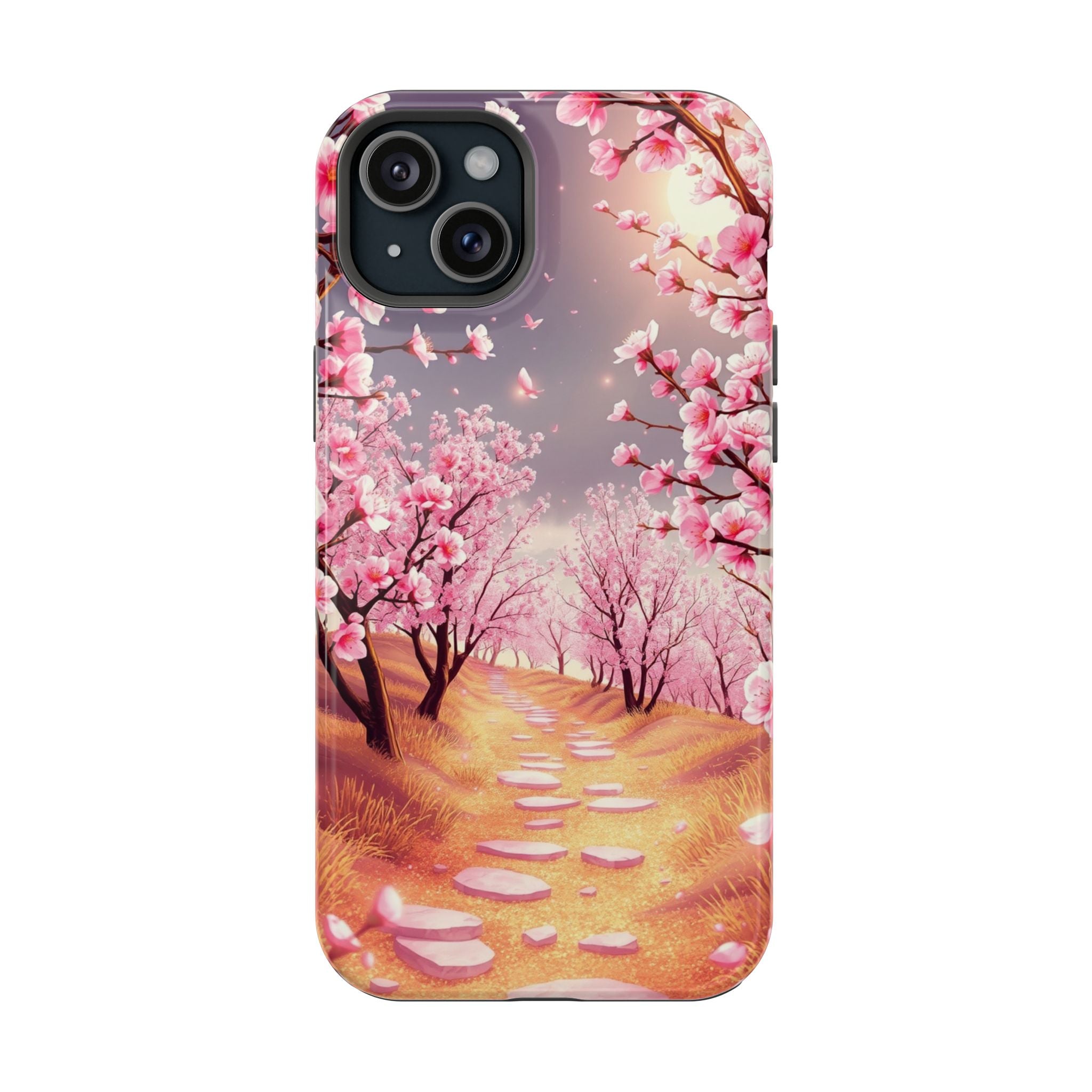 iPhone Dreamy Blossom Trail Design 14 Slim Everyday Designer Case · iPhone Case