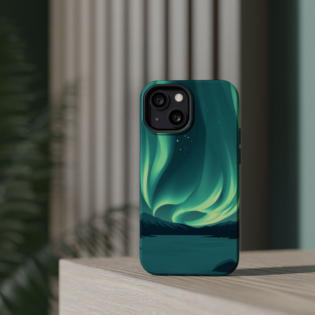 iPhone Northern Lights Abstract Geometric Slim iPhone Everyday Designer · iPhone