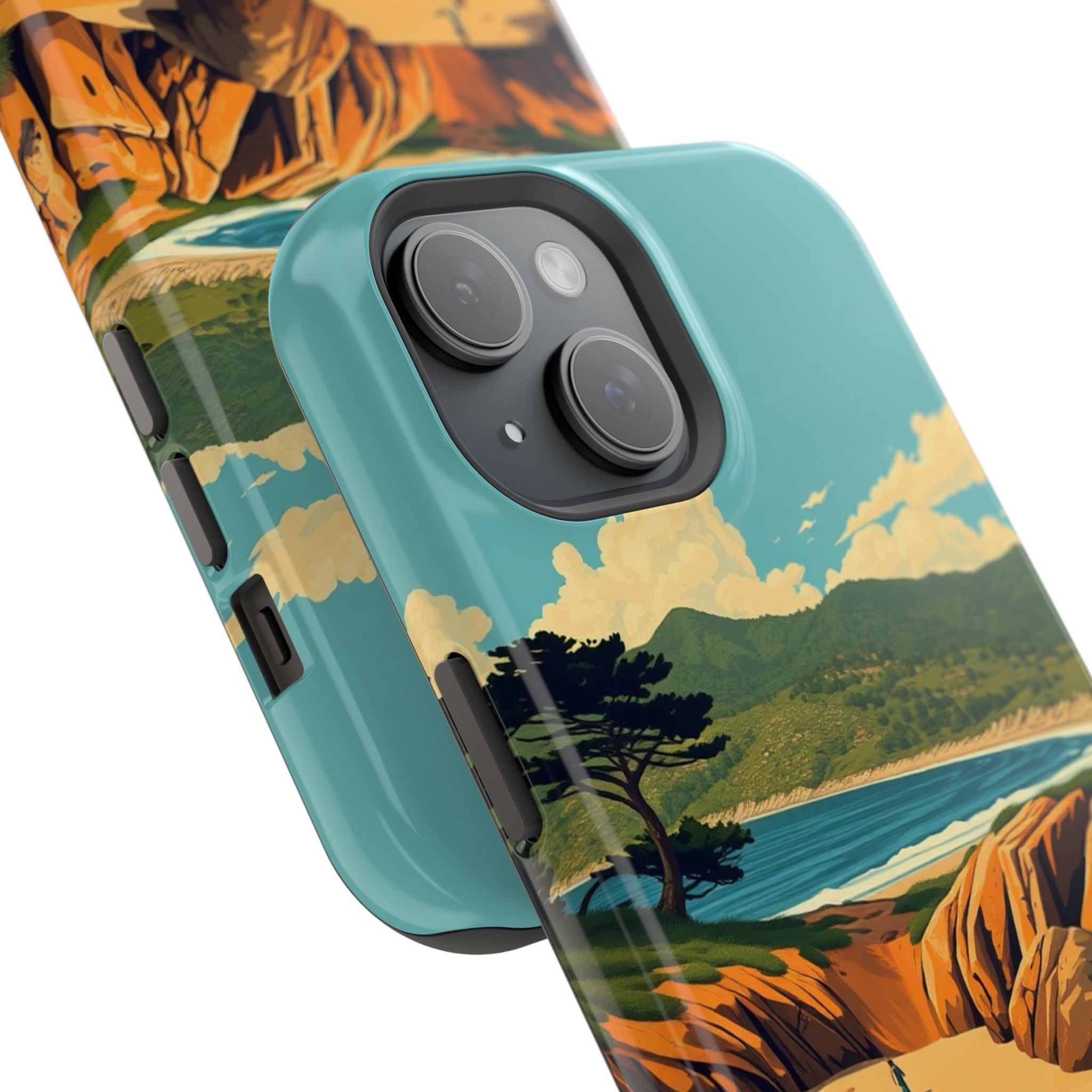 iPhone Pebble Beach Vintage Retro Poster Slim Everyday iPhone Designer · iPhone