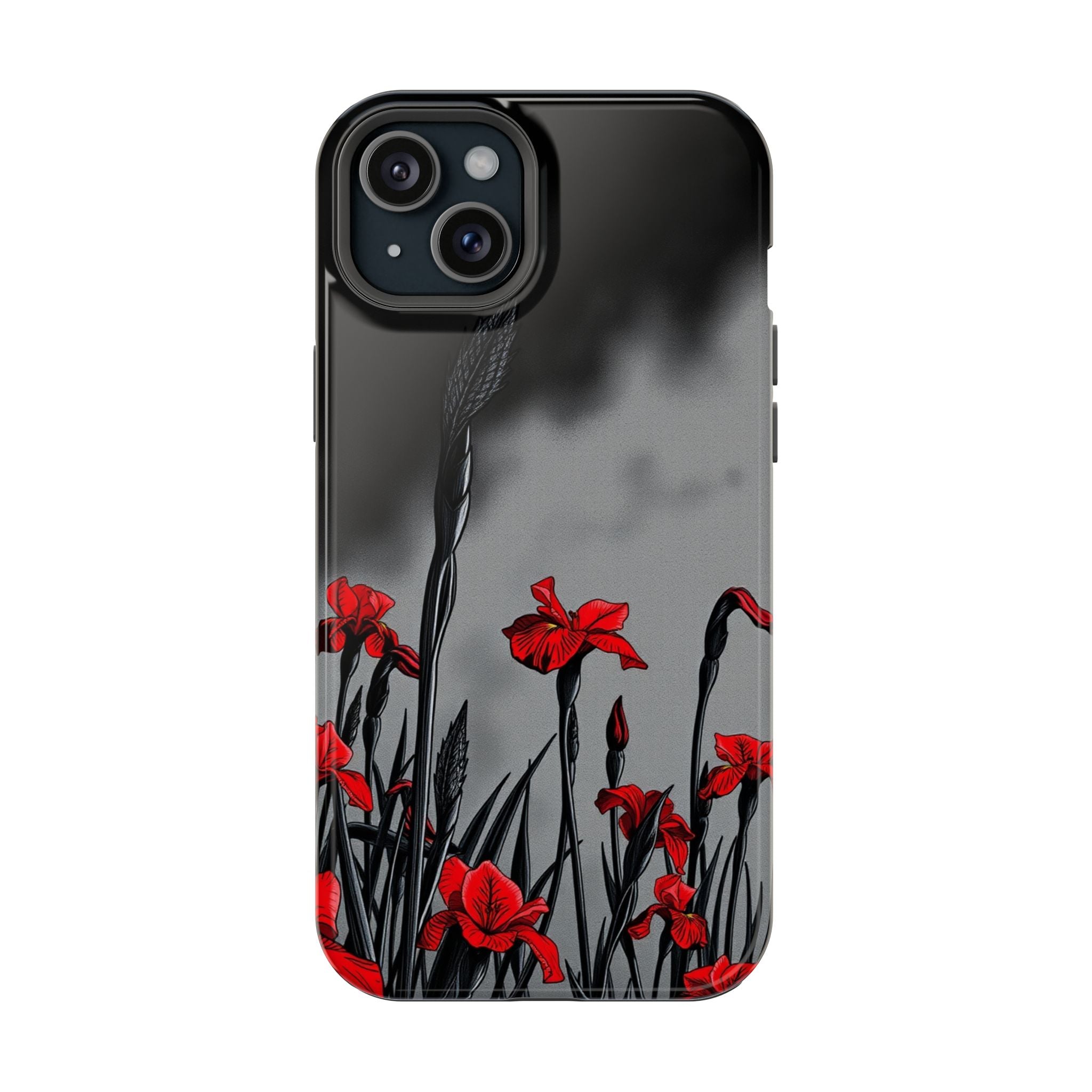 iPhone Iris Garden Cinematic Art Soft Finish Everyday Cas Slim Snap Case · iPhon