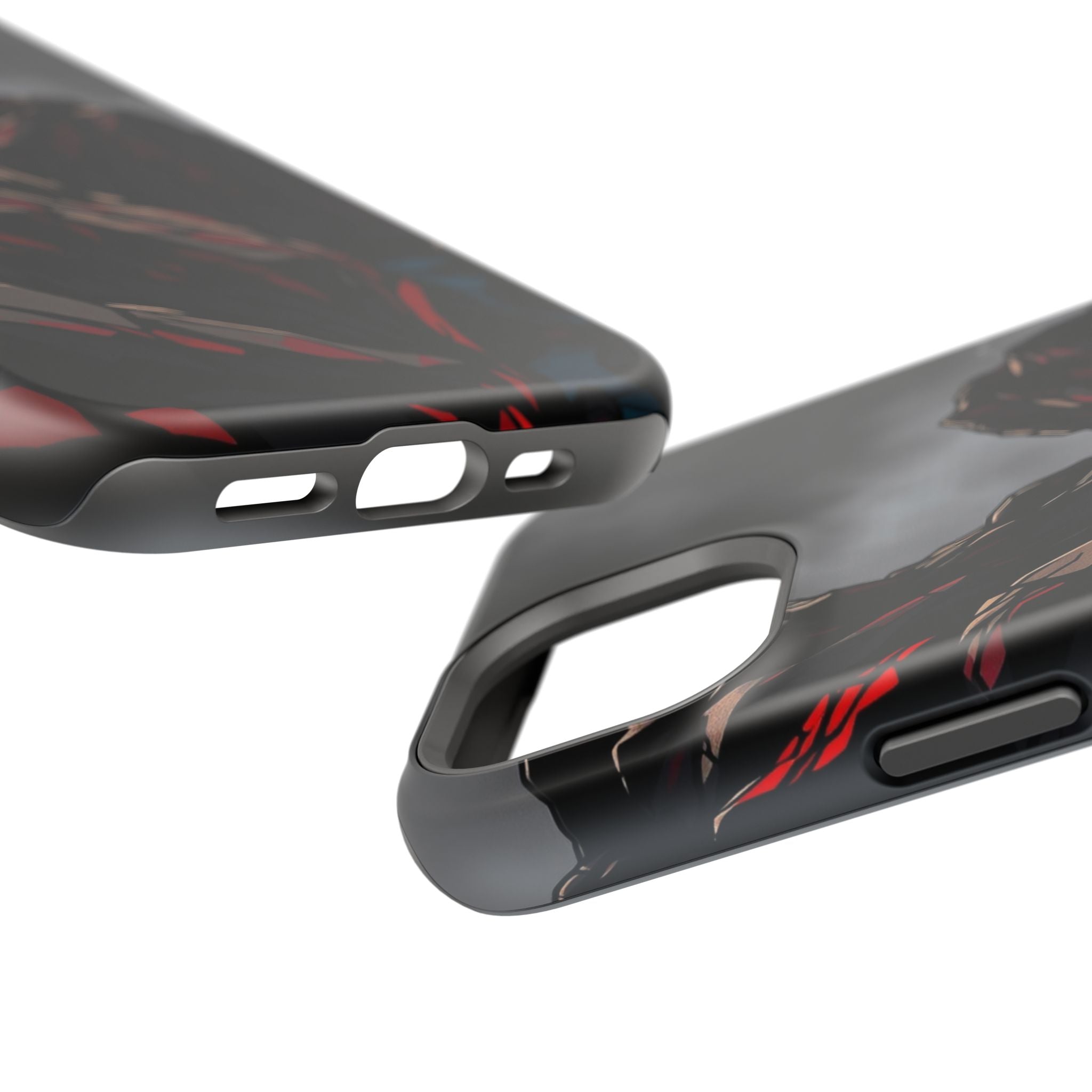 iPhone Black And Crimson Rocky Coastline Slim Everyday iPhone 11 · iPhone Case