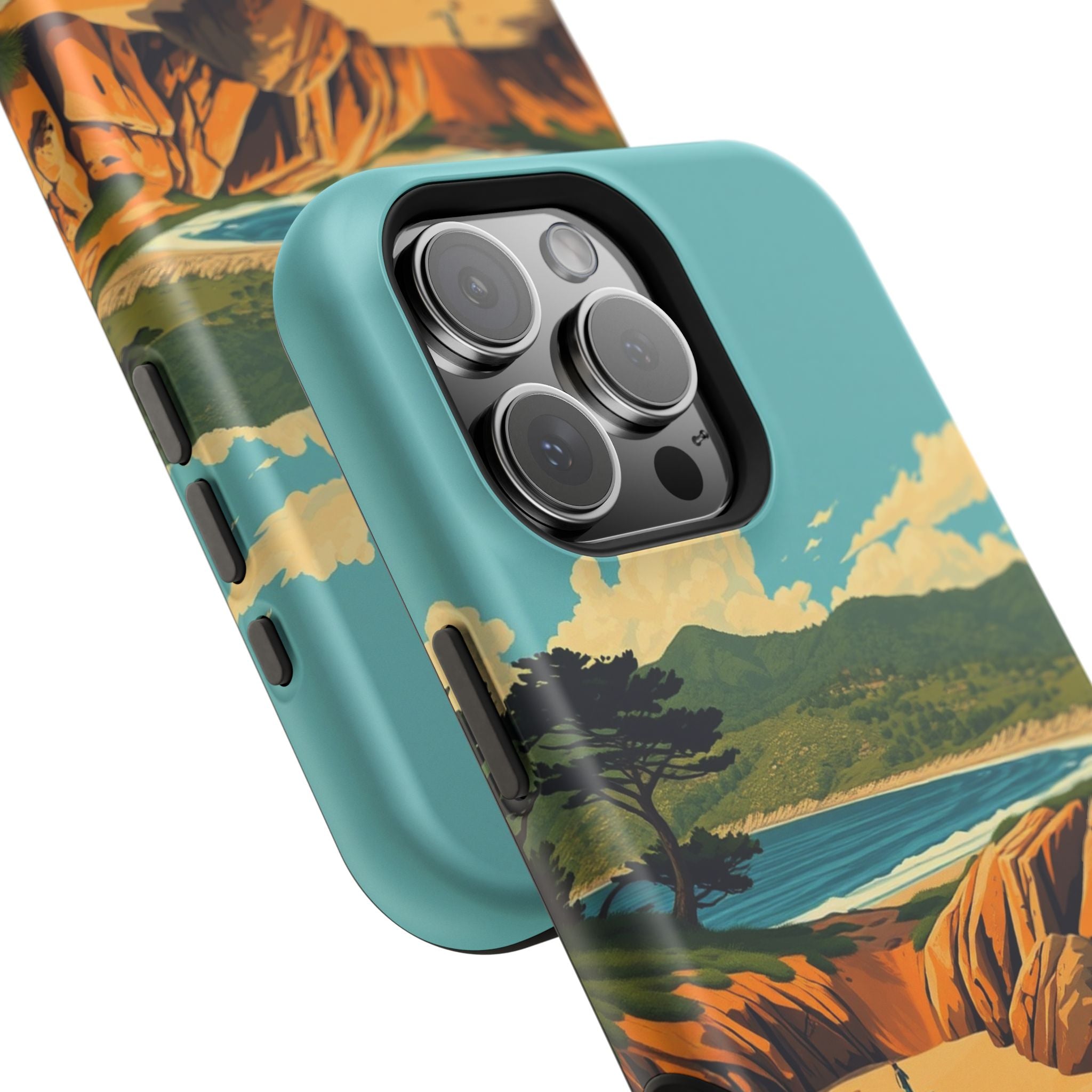iPhone Pebble Beach Vintage Retro Poster Slim Everyday iPhone Designer · iPhone