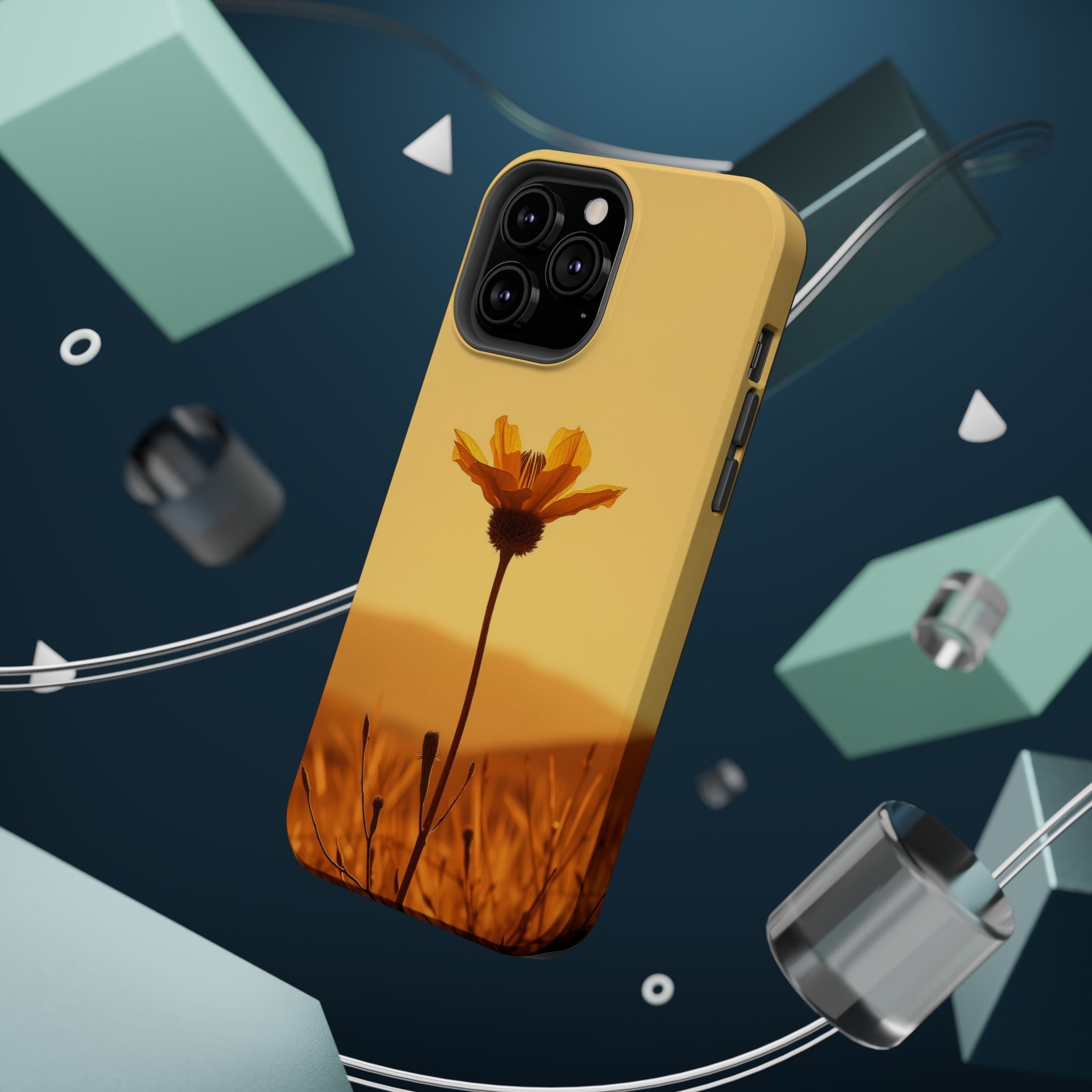 iPhone Desert Flower Cinematic Art Bold Modern Everyday Snap Case · iPhone Case