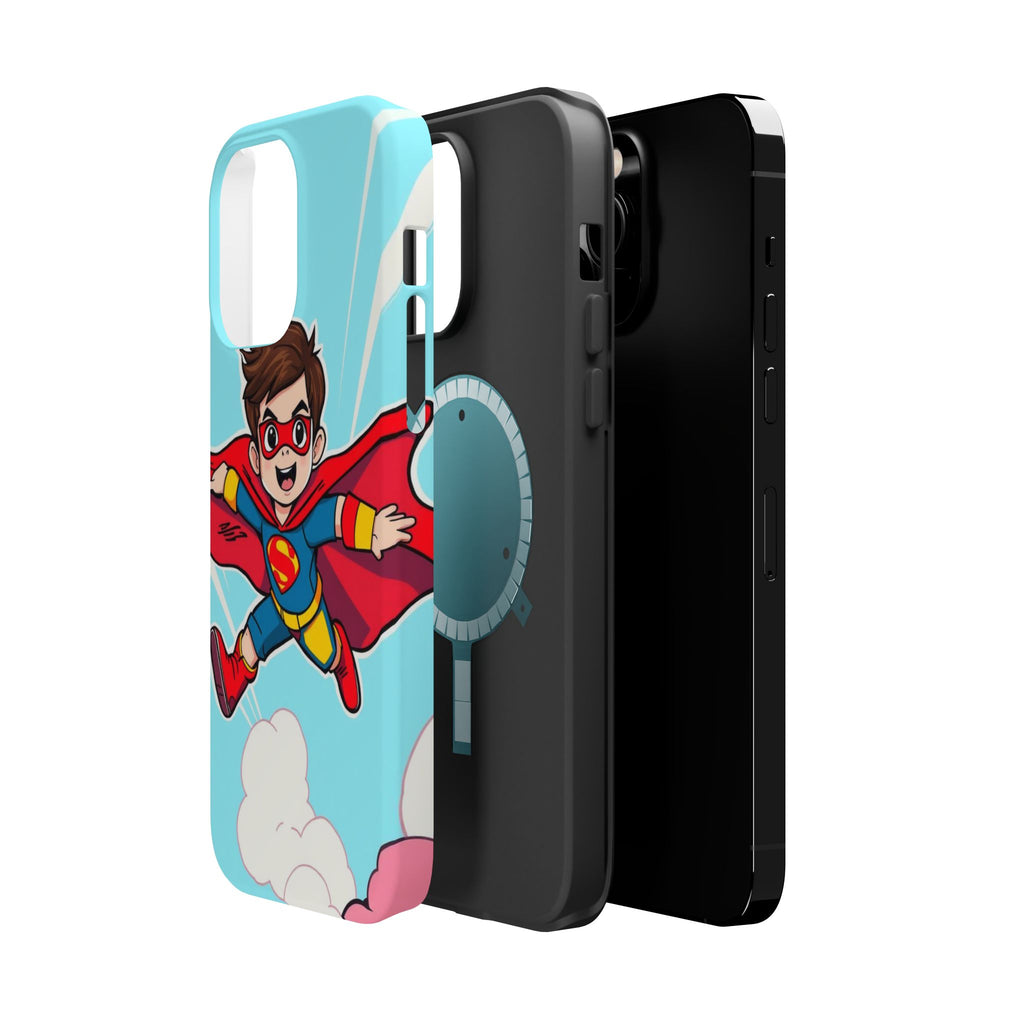 iPhone Kid Superhero Flying Kids Fun iPhone Phone Case Gift Slim · iPhone Case