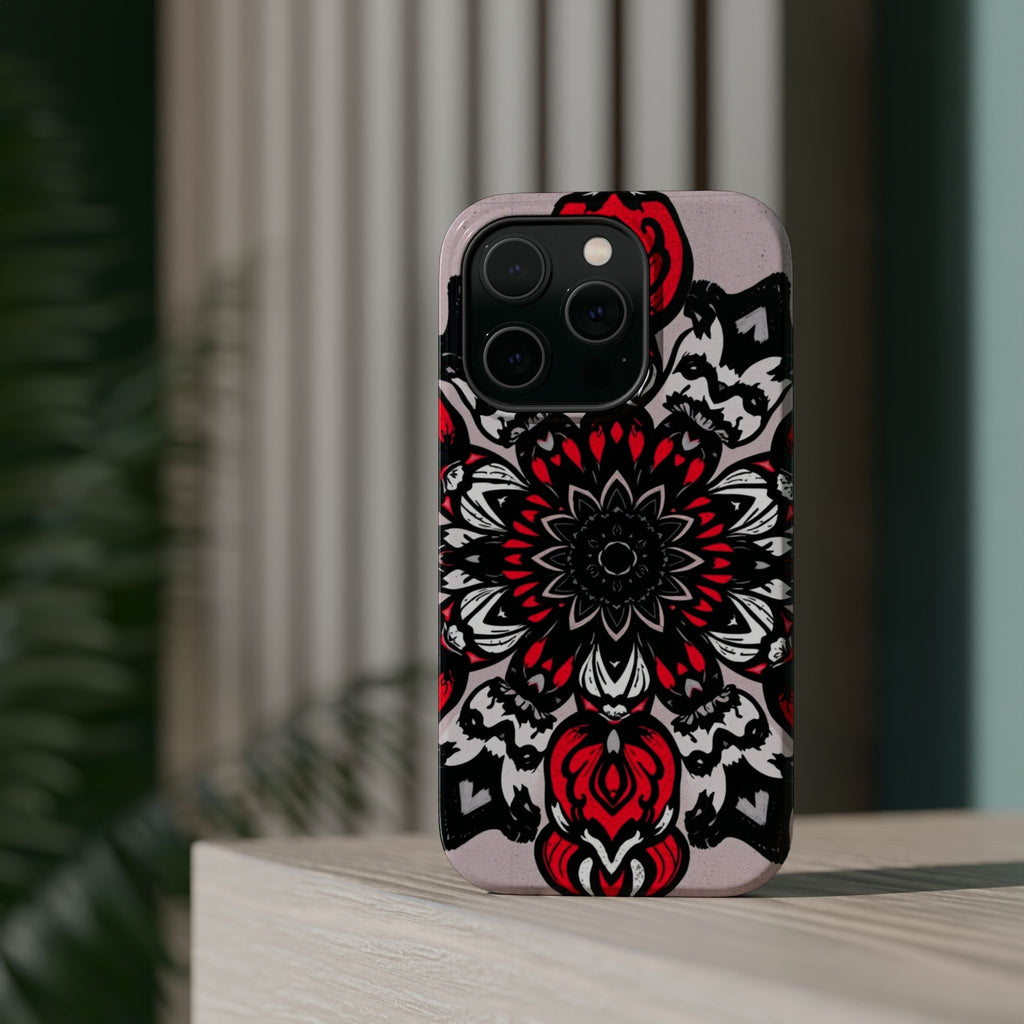 iPhone Floral Mandala Bold Art Slim Everyday Designer Case · iPhone Case