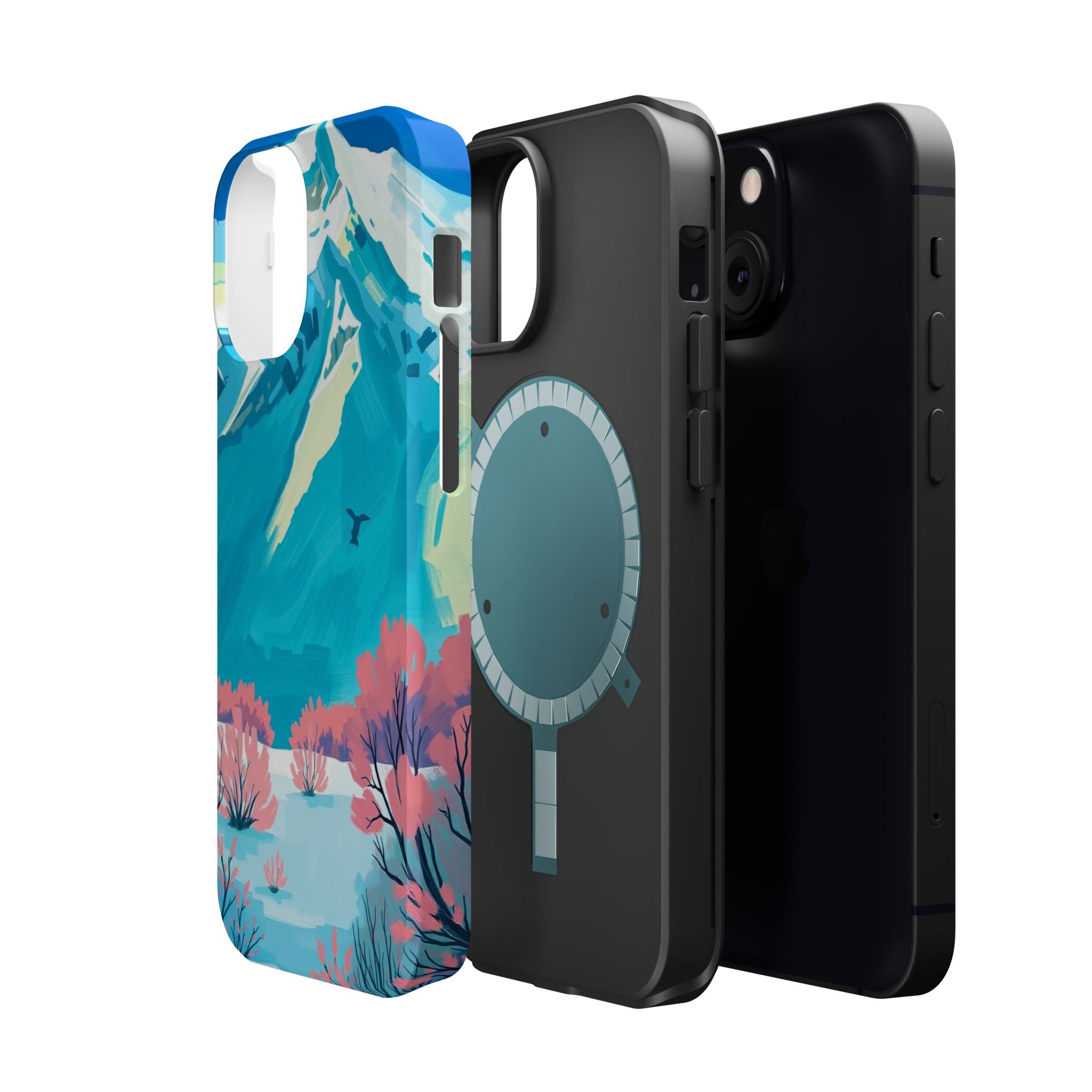 iPhone Snow Field Electric Art Slim Everyday Designer Case · iPhone Case