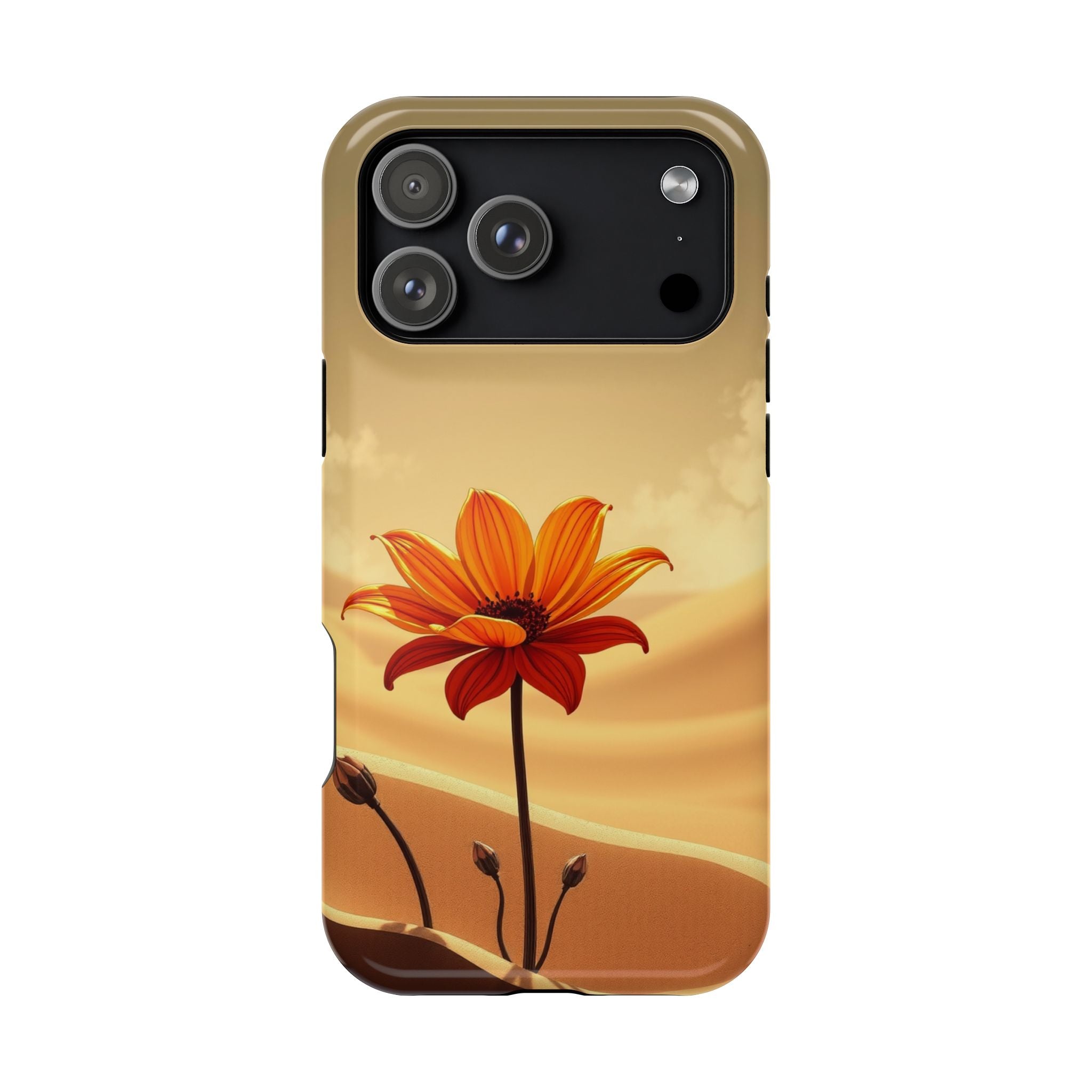 iPhone Neon Floral Dark Gothic Ink Bold Modern Everyday Snap Case · iPhone Case