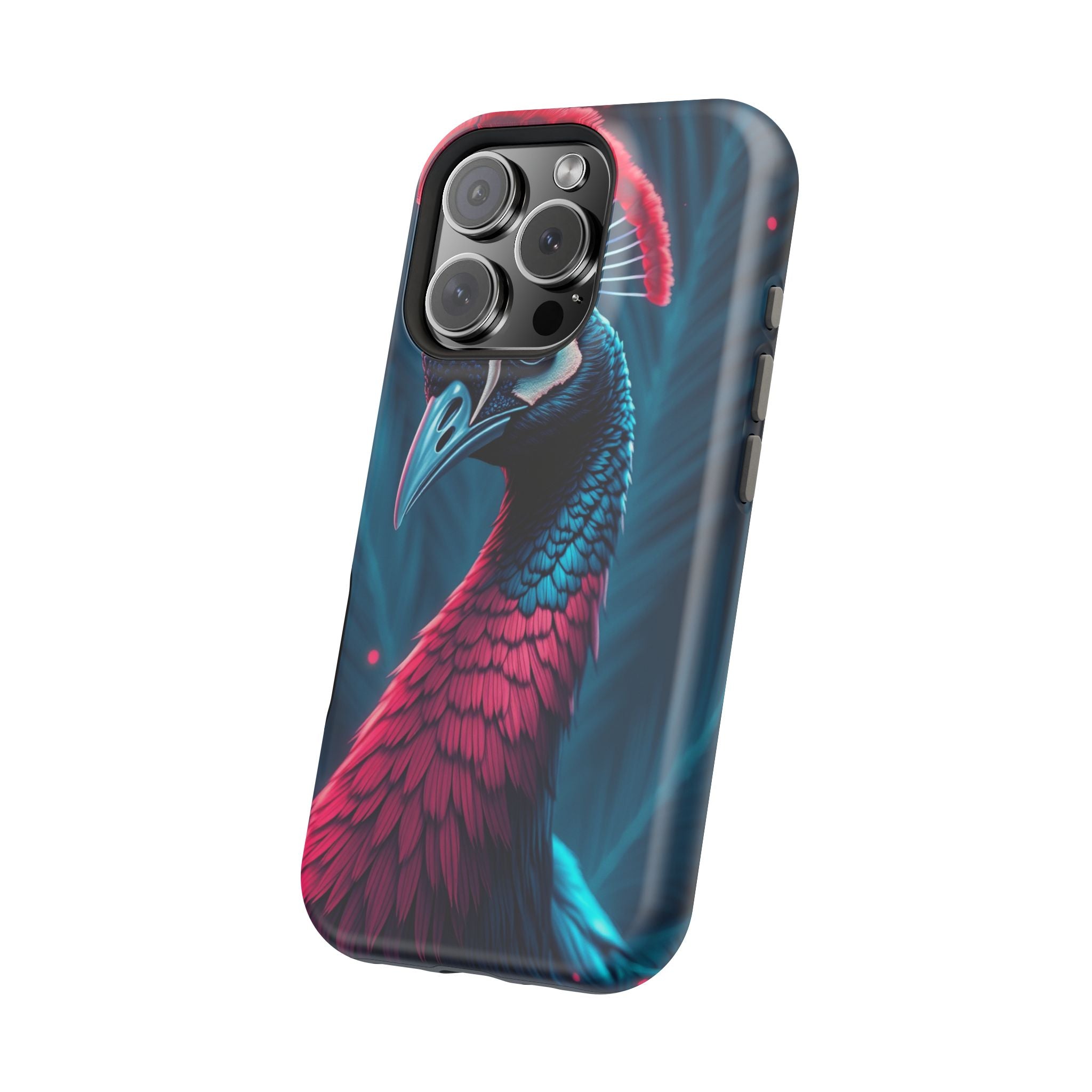 iPhone Nouveau Peacock Electric Art Slim Everyday Designer Case · iPhone Case