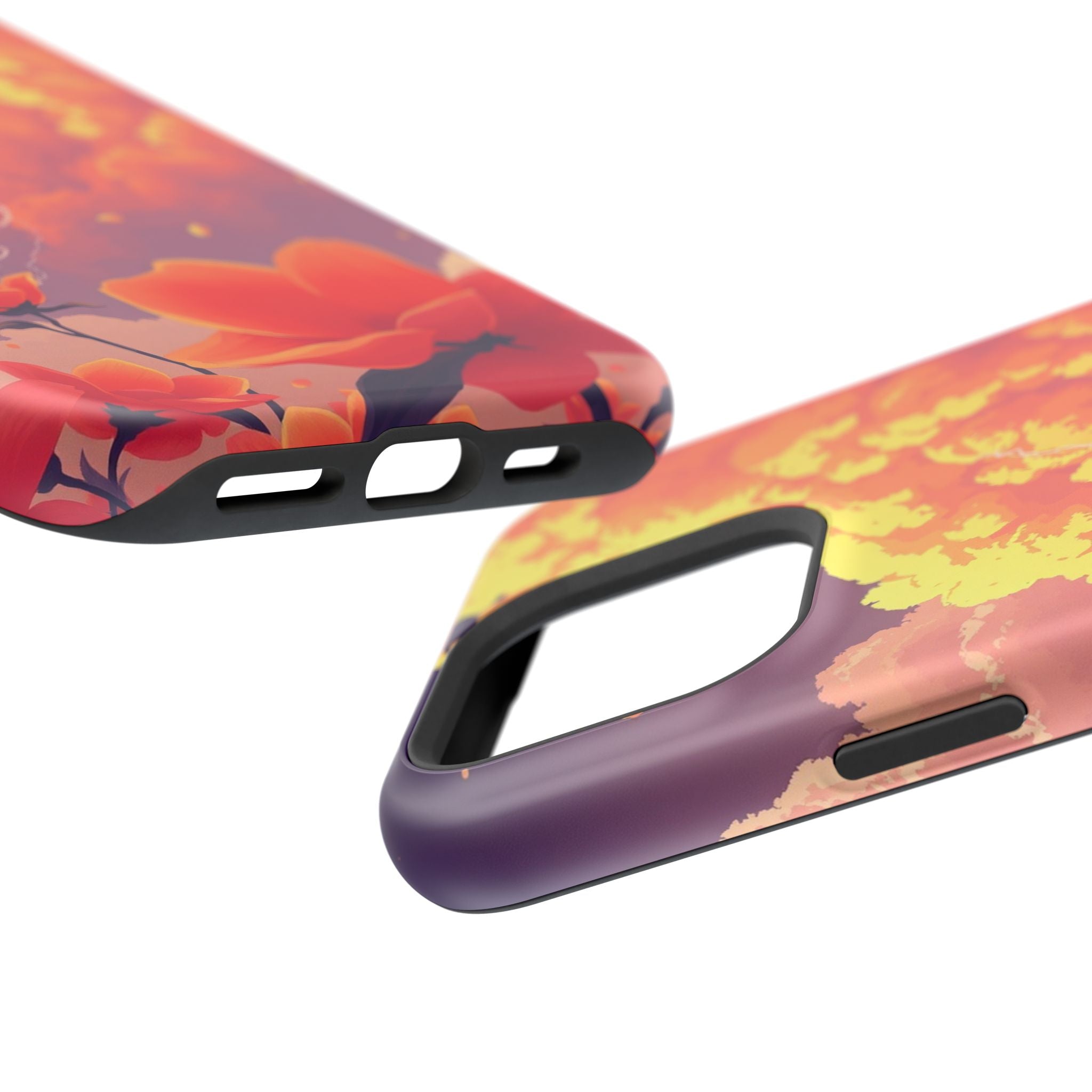 iPhone Sunset Amber And Peach Petal Storm Slim iPhone Everyday Designer · iPhone