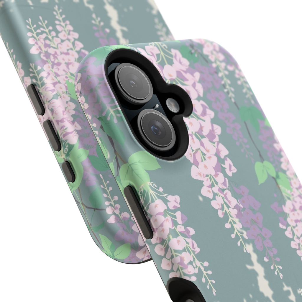 iPhone Dreamy Wisteria Cascade Design Slim Everyday Designer Case · iPhone Case