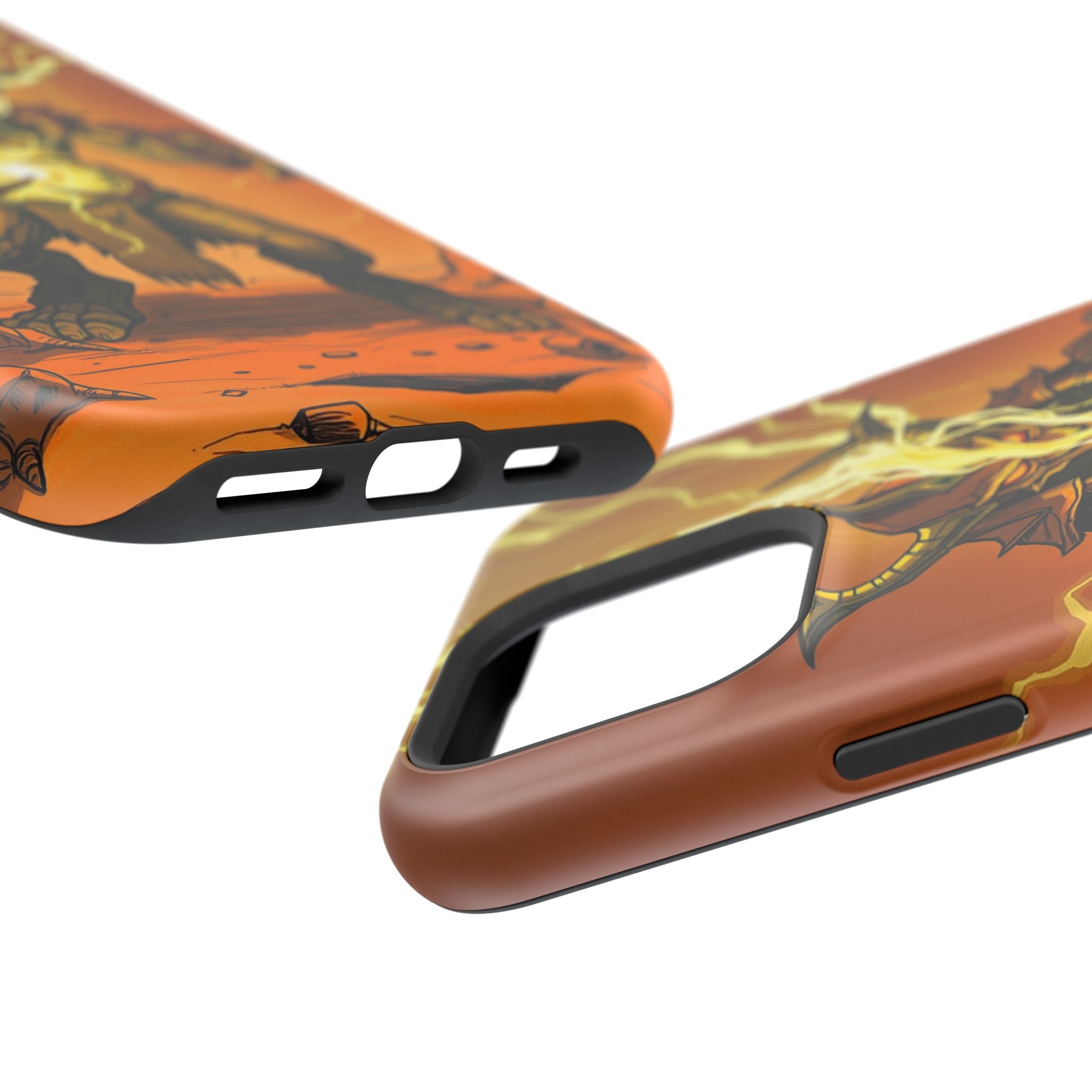 iPhone Burnt Orange And Sand Chaos Goblin Energy Clean Minimal Snap Case · iPhon