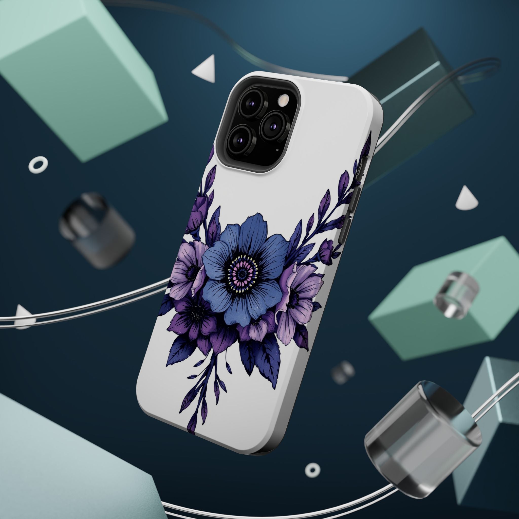 iPhone Floral Crown Grunge Distressed Slim Everyday Designer Case · iPhone Case