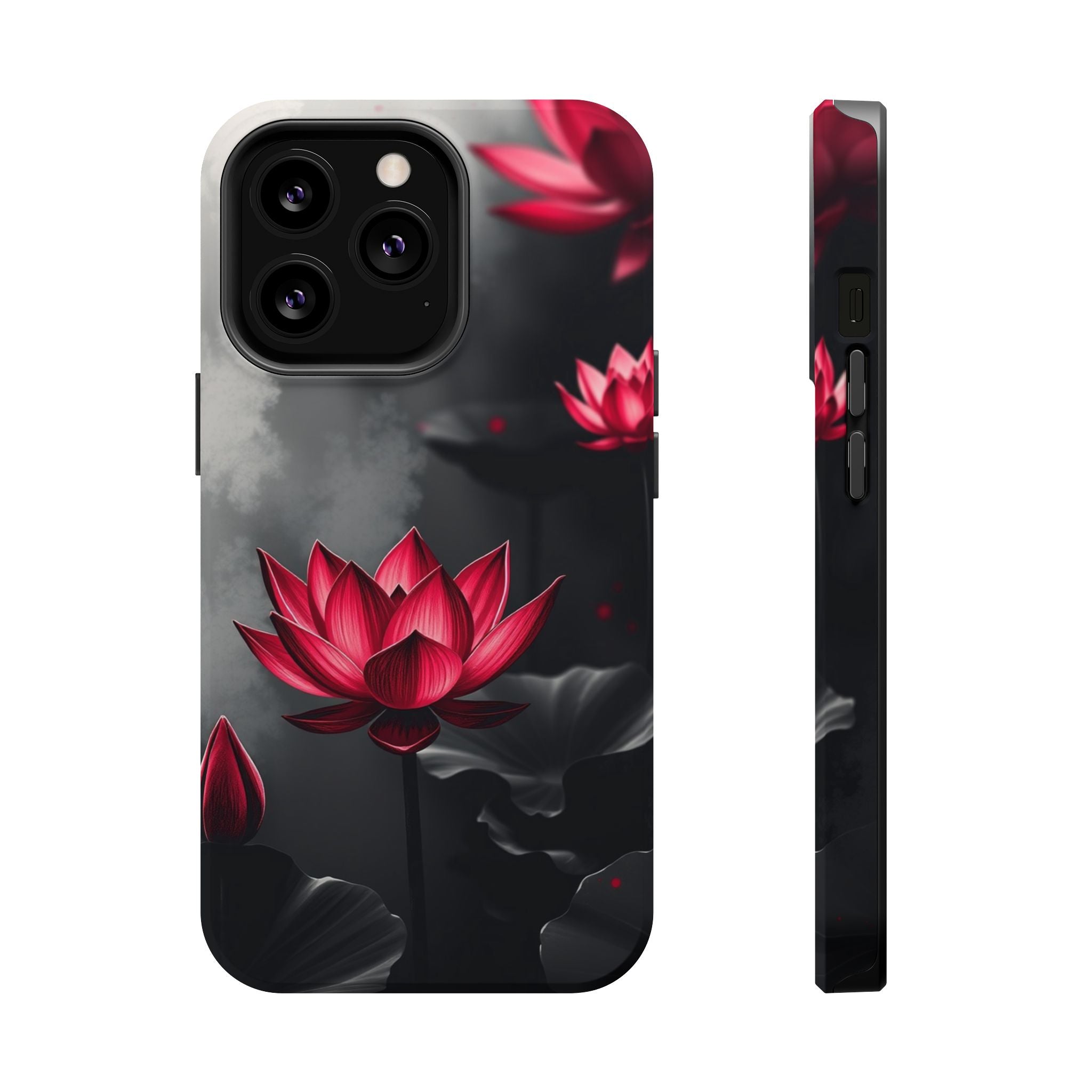 iPhone Lotus Pond Mystic Art 15 Slim Everyday Designer Case · iPhone Case