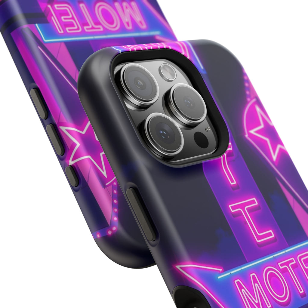 iPhone Neon Sign Motel Enchanted Art Slim Everyday Designer Case · iPhone Case