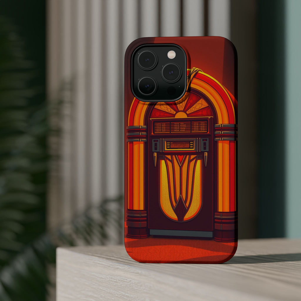 iPhone Jukebox Glow Pop Art Bold Bold Modern Everyday Snap Case · iPhone Case