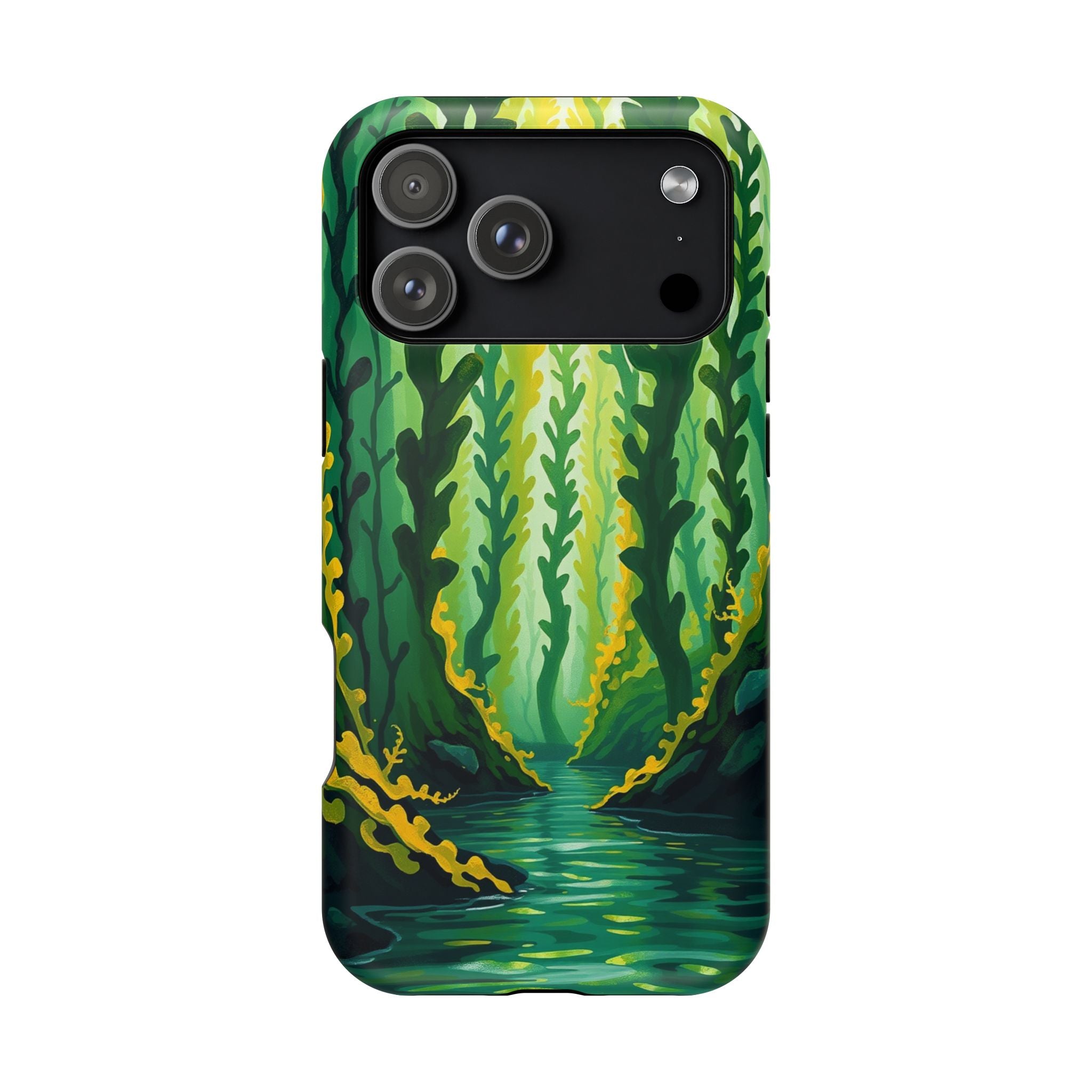 iPhone Kelp Forest Oil Painting Impressionist Slim iPhone Everyday · iPhone Case
