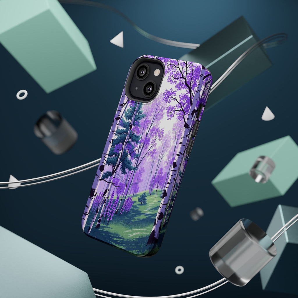 iPhone Birch Grove Electric Art Slim Everyday Designer Case · iPhone Case