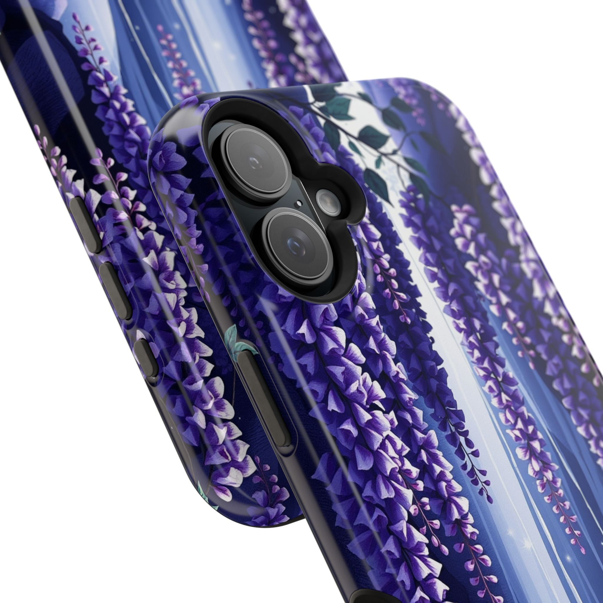 iPhone Wisteria Cascade Serene Design Slim Snap Case Ga · iPhone Case