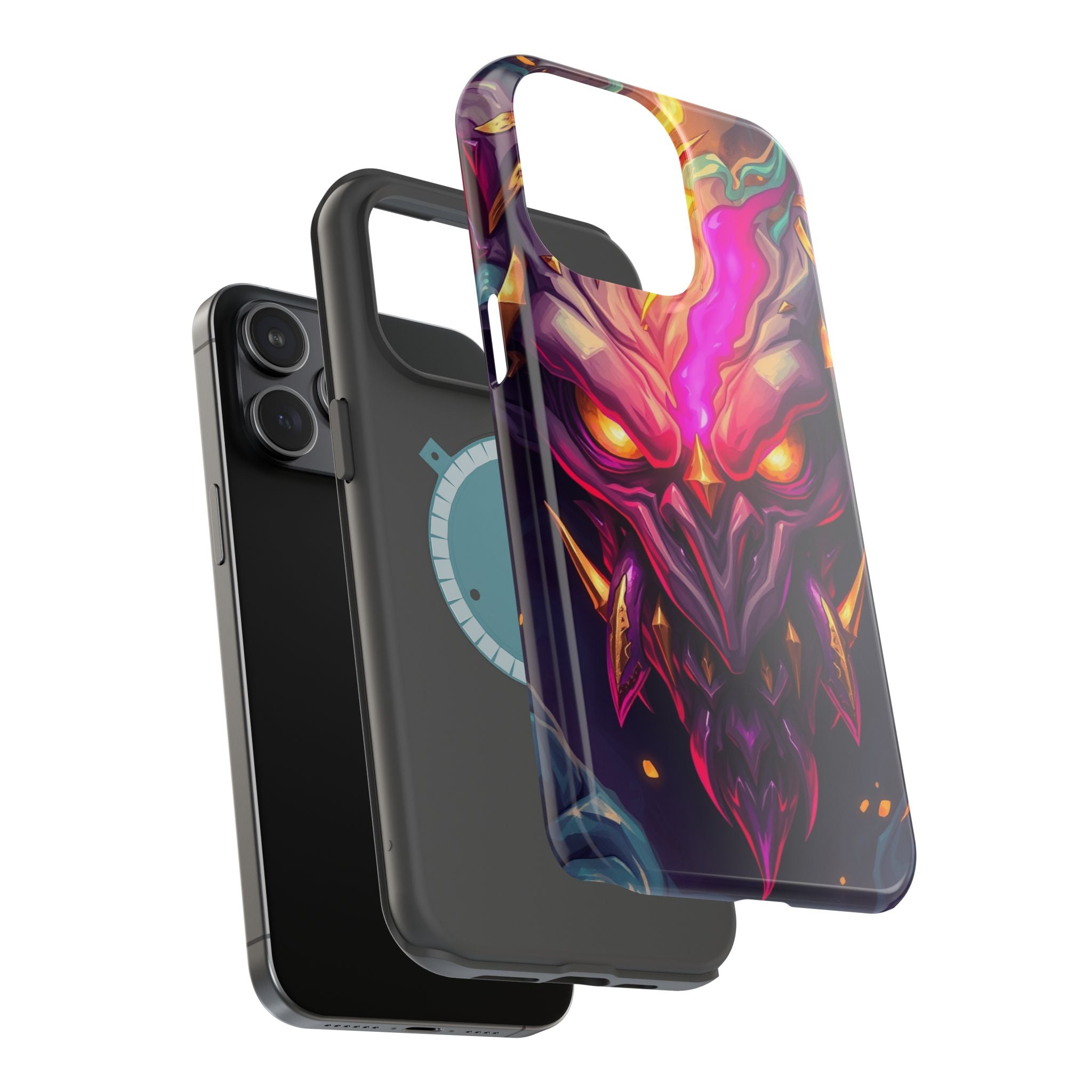iPhone Chaos Goblin Energy Gold Foil Luxury Slim Everyday Designer Case · iPhone